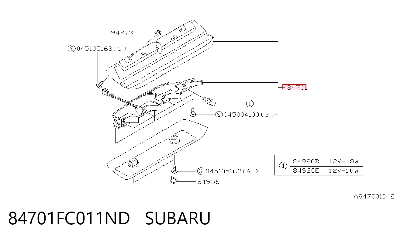 Стоп-сигнал Subaru Forester II позашляховик (S11, SG) (2002 - 2007) ціна, від 12.63 USD