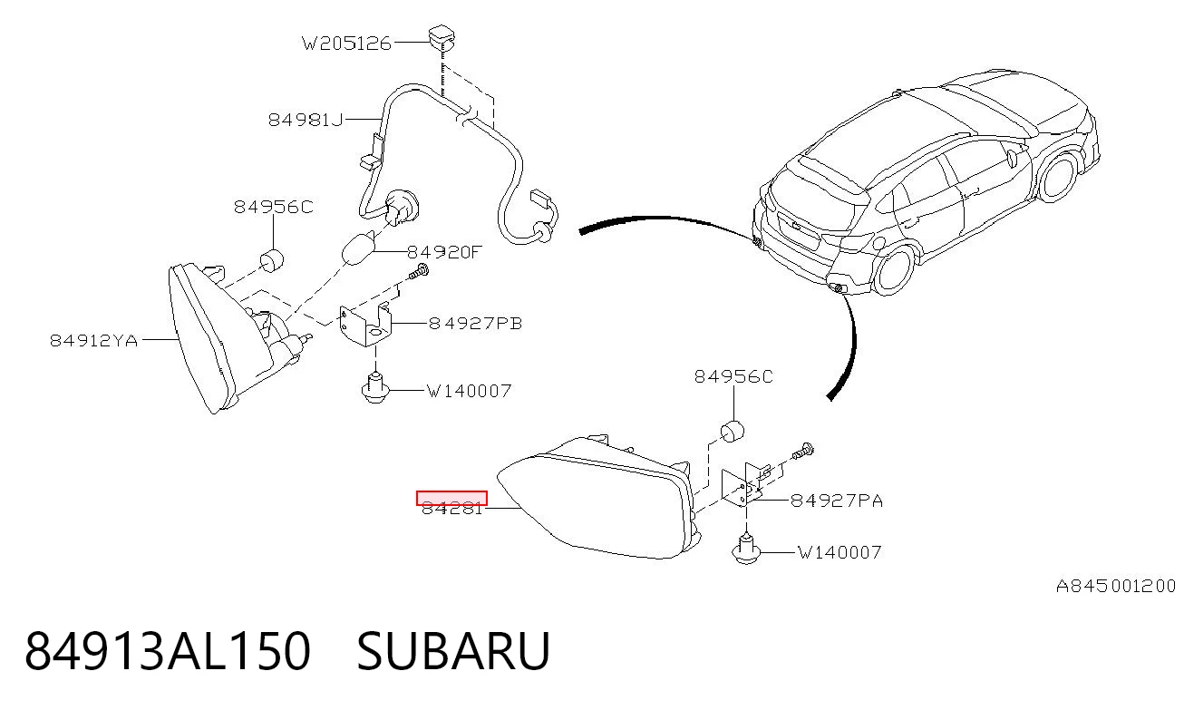 Туманка права Polcar 721530E