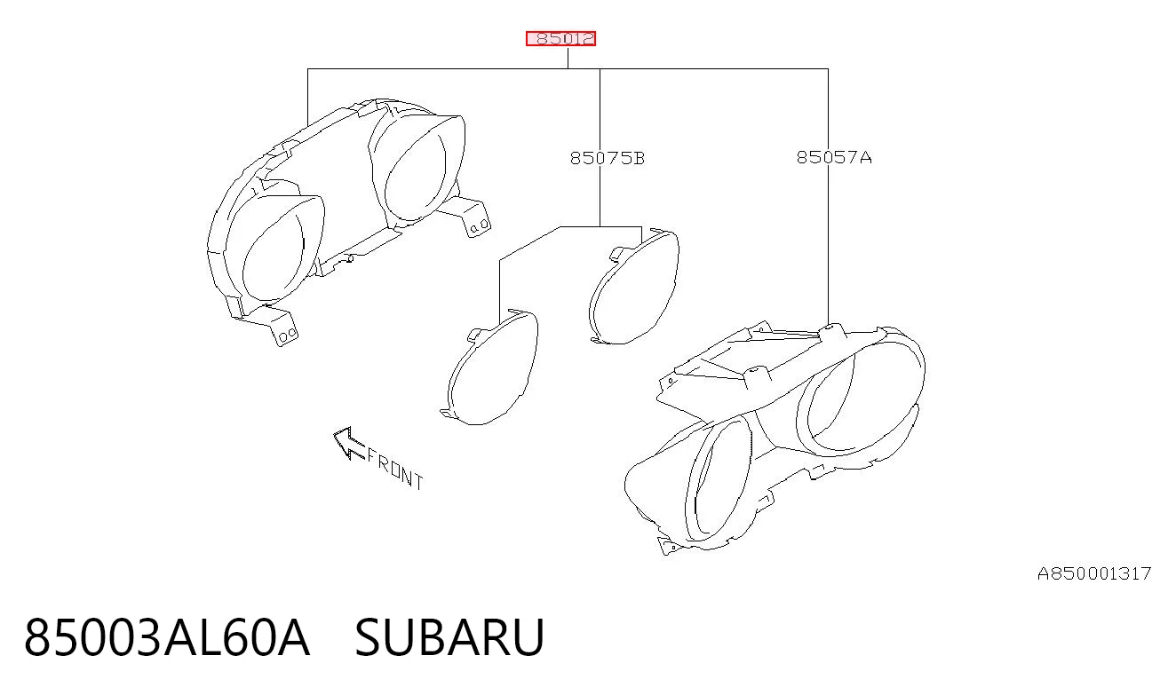 85003AL60A Subaru 