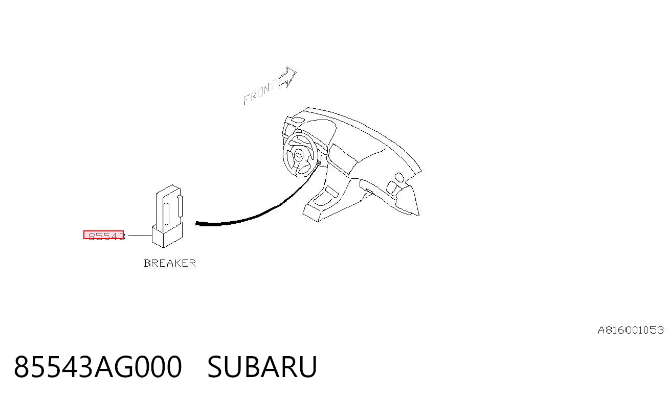 85543AG000 Subaru 