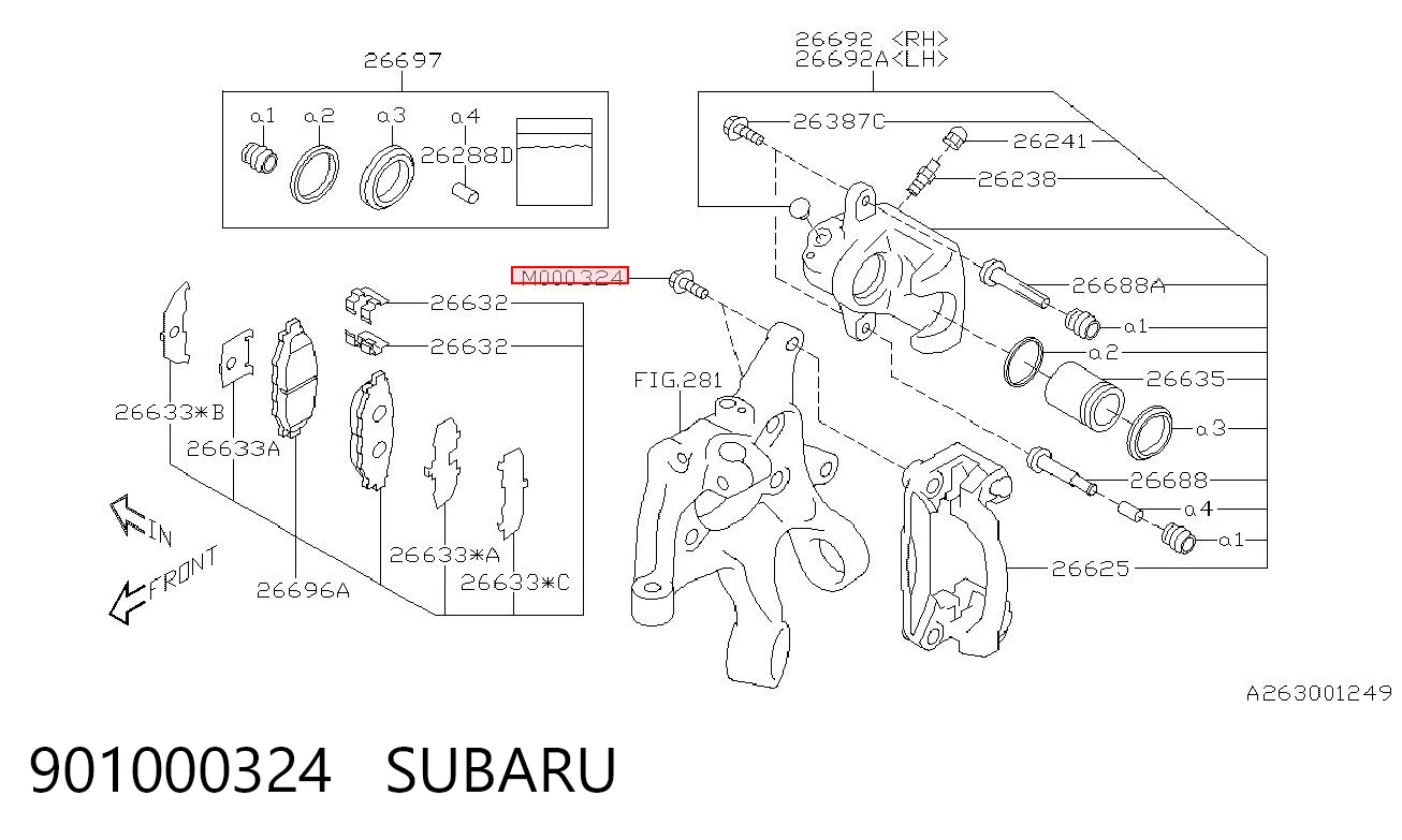 901000324 Subaru 