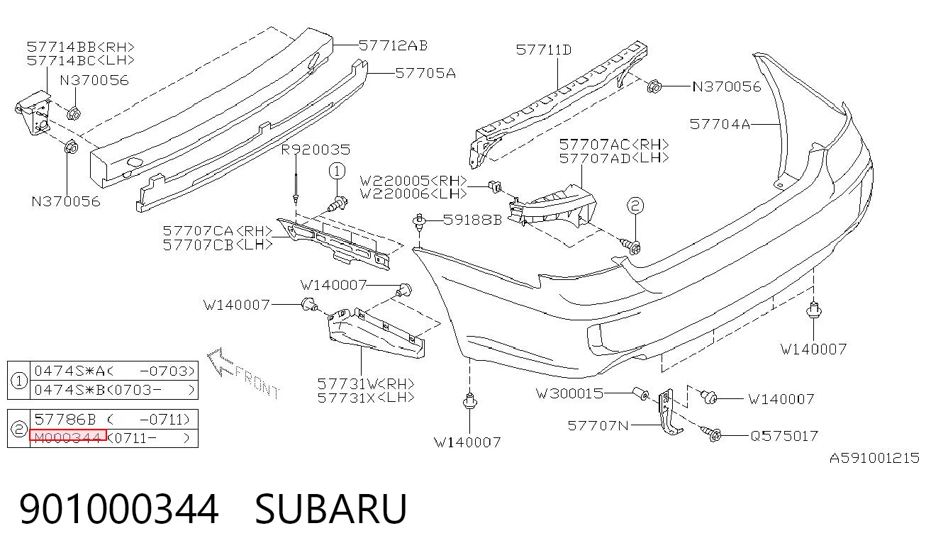 901000344 Subaru 