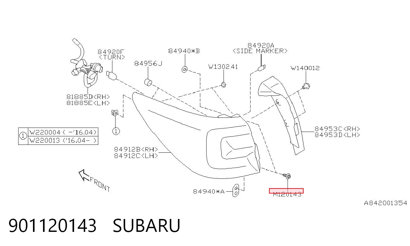 901120143 Subaru