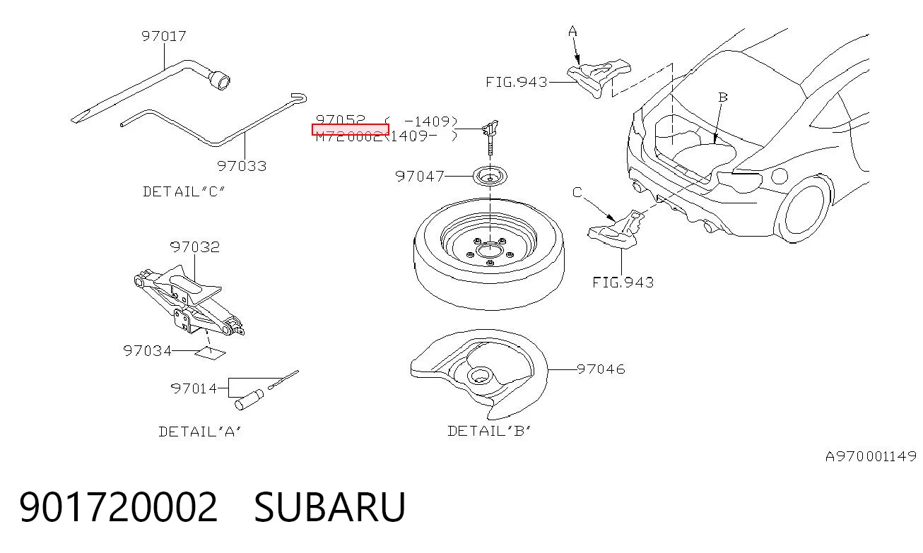 901720002 Subaru 