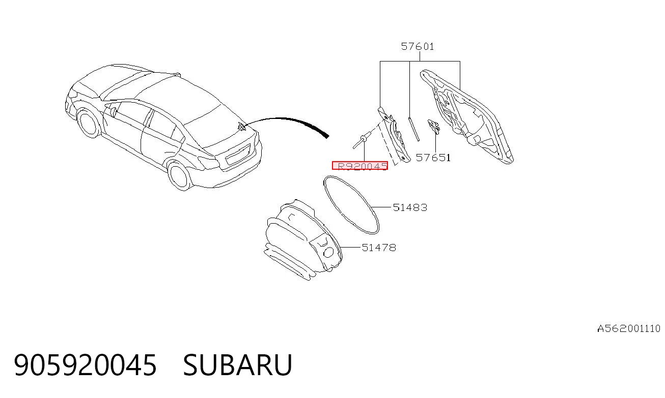 905920045 Subaru 