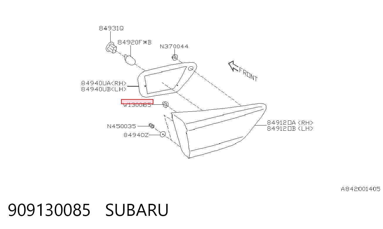 909130085 Subaru 