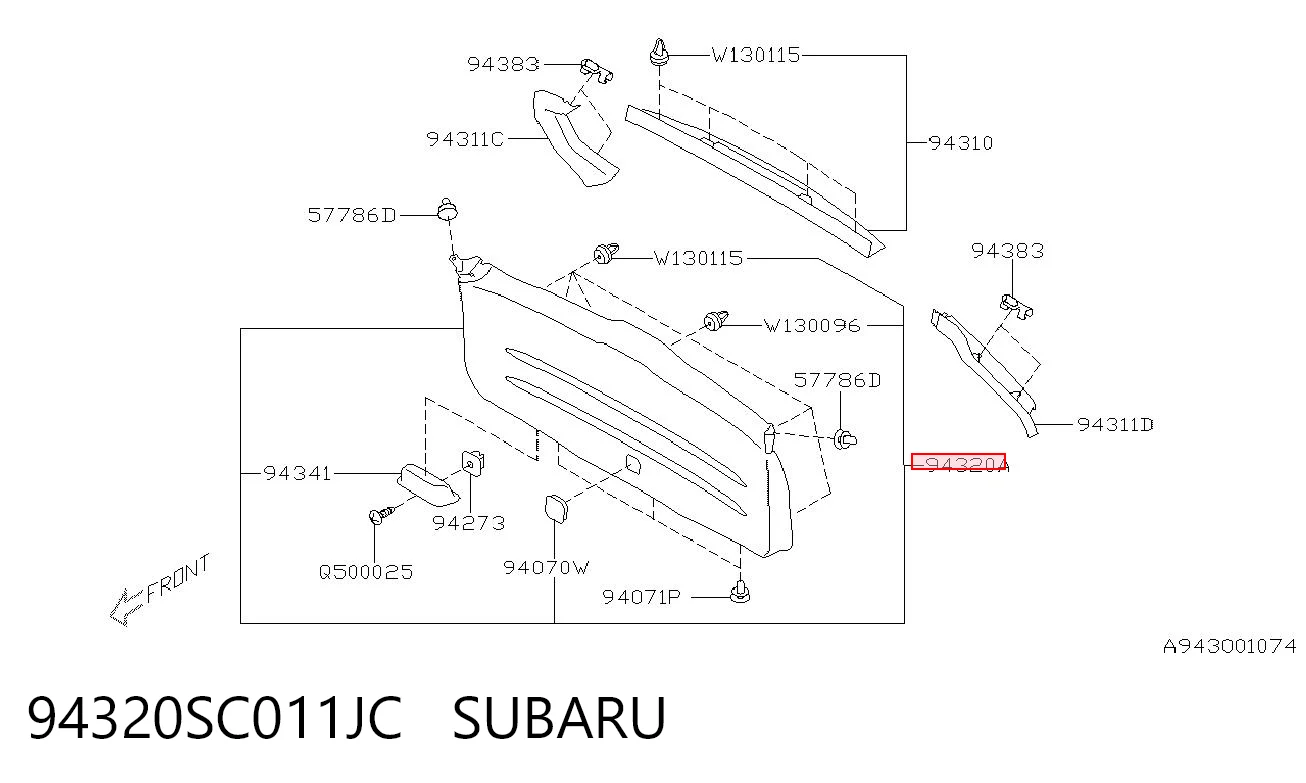 94320SC011JC Subaru 