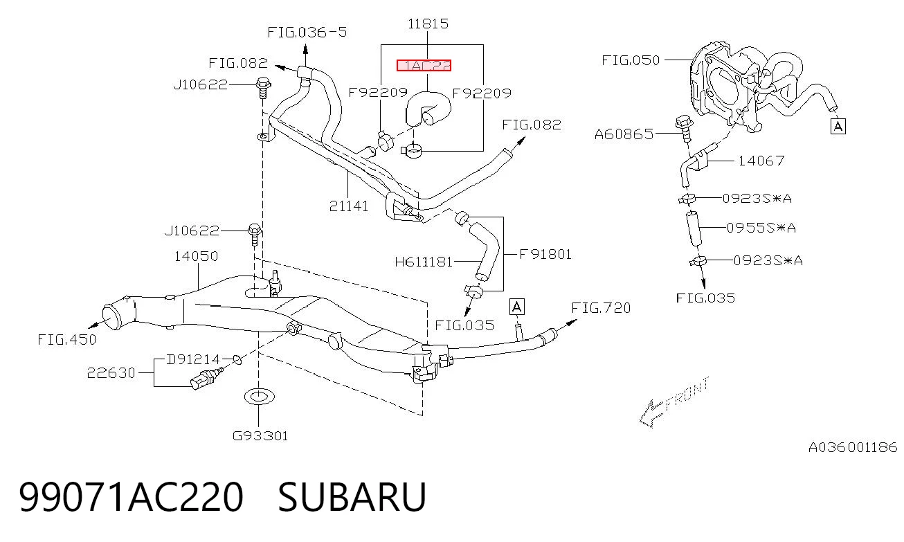 99071AC220 Subaru 