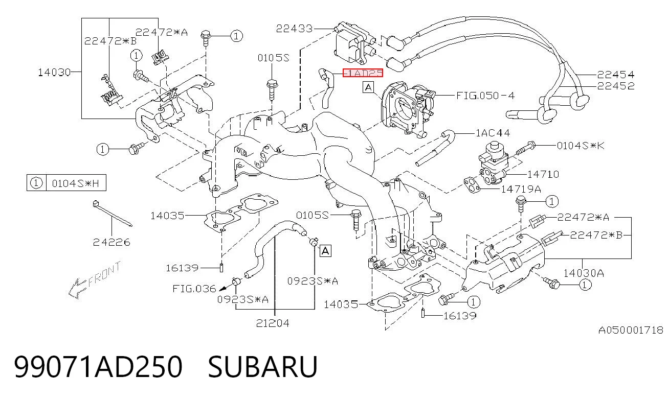99071AD250 Subaru 