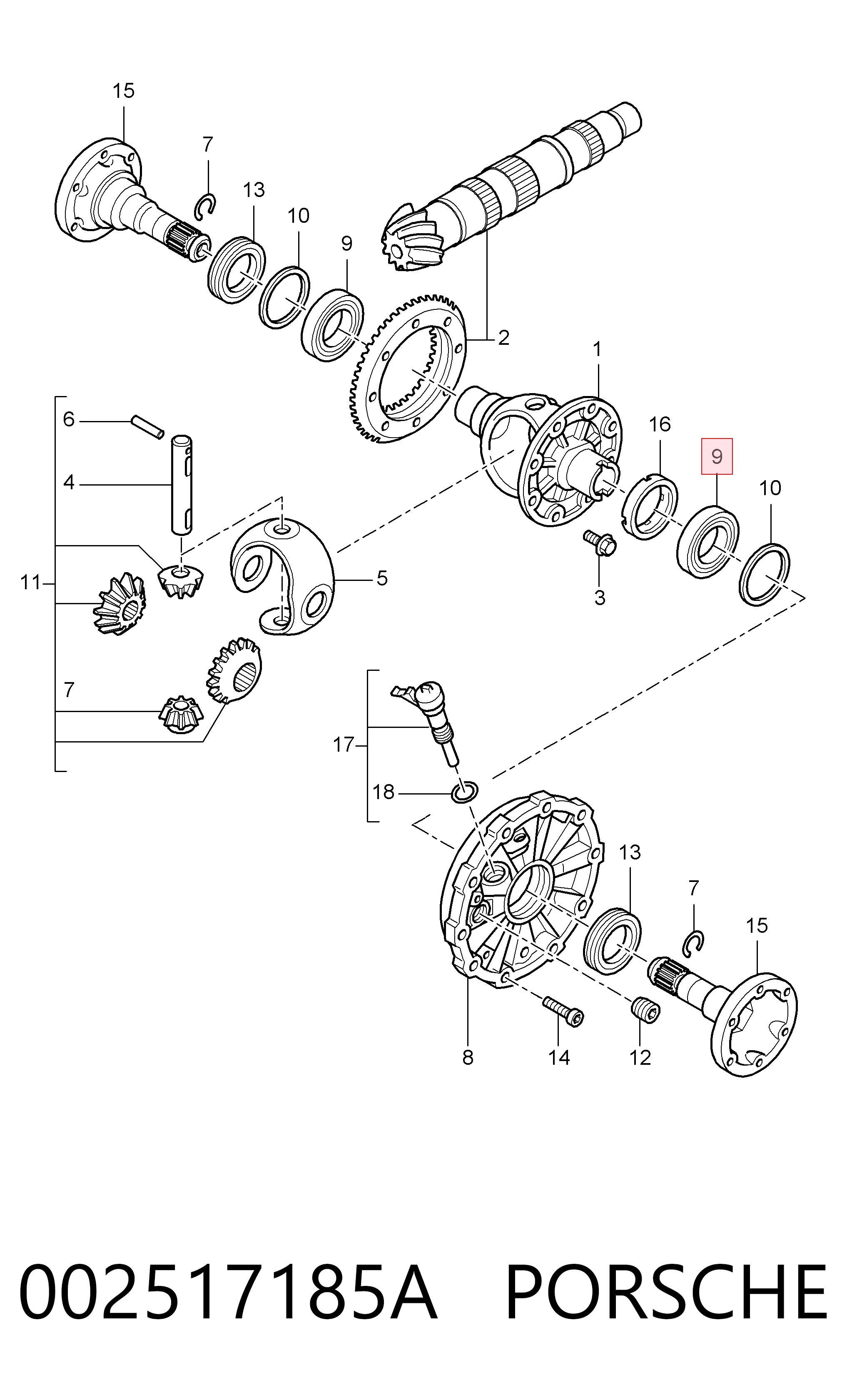 Підшипник КПП Audi A4 B6 седан (8E2) (2000 - 2005) ціна, від 44.91 USD