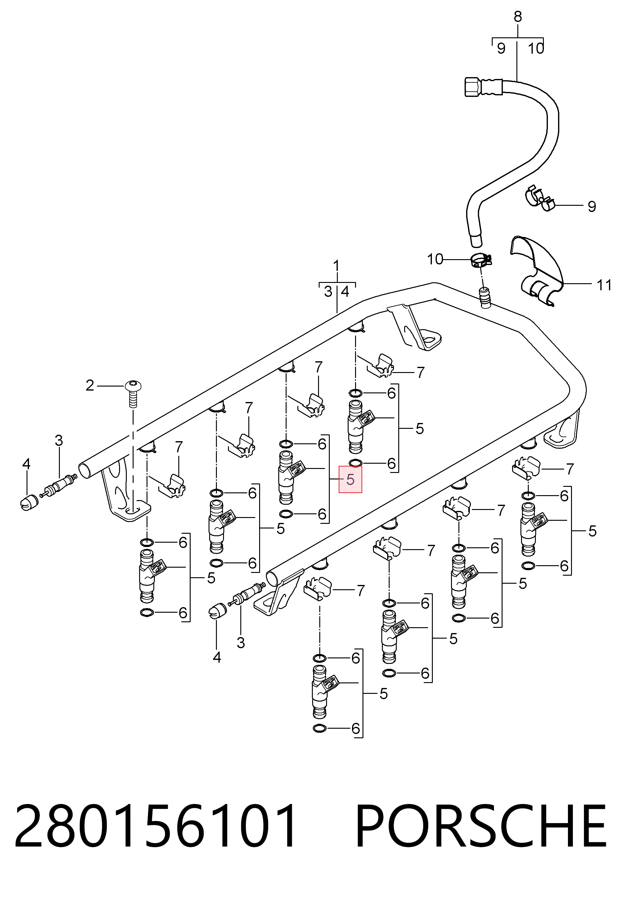 Купити FJ870 Standard Форсунка дизельна в зборі, розпилювач + тримач