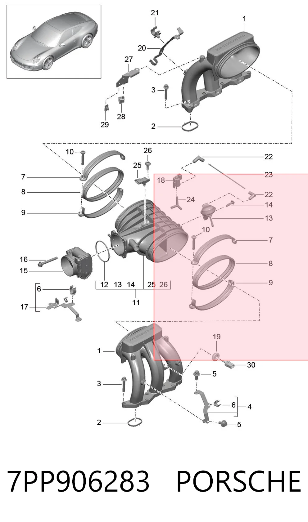 7PP906283 Porsche 