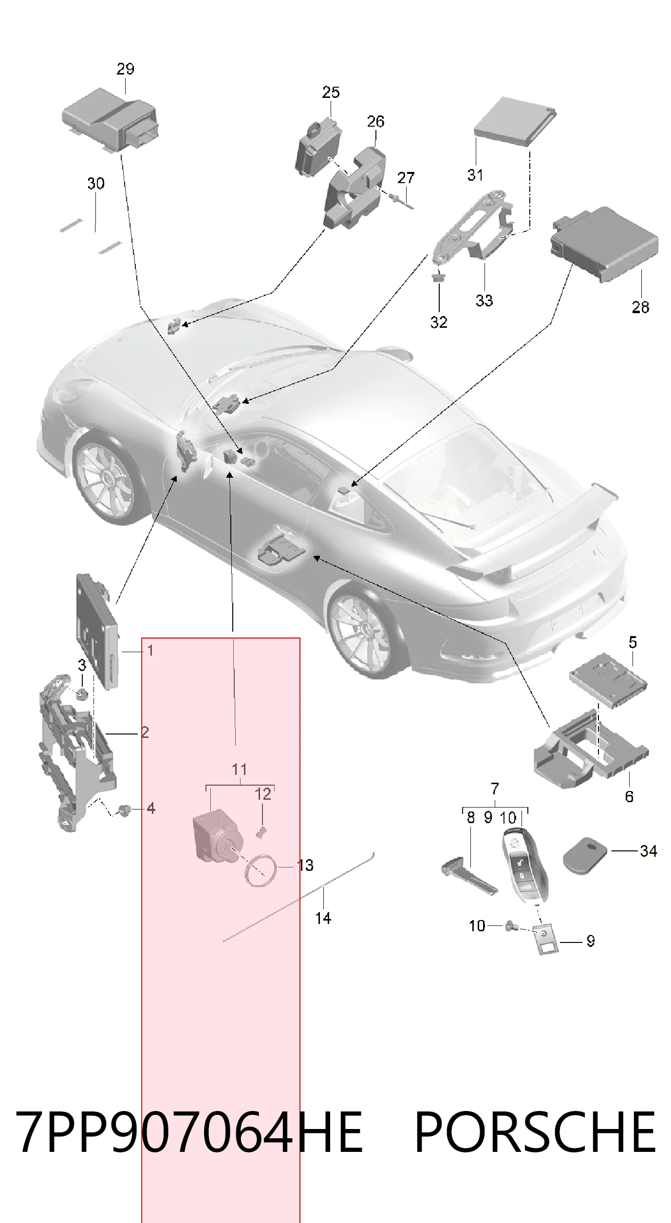 Блок управління бортової мережі VAG 7PP907064JB ціна, від 121.47 USD