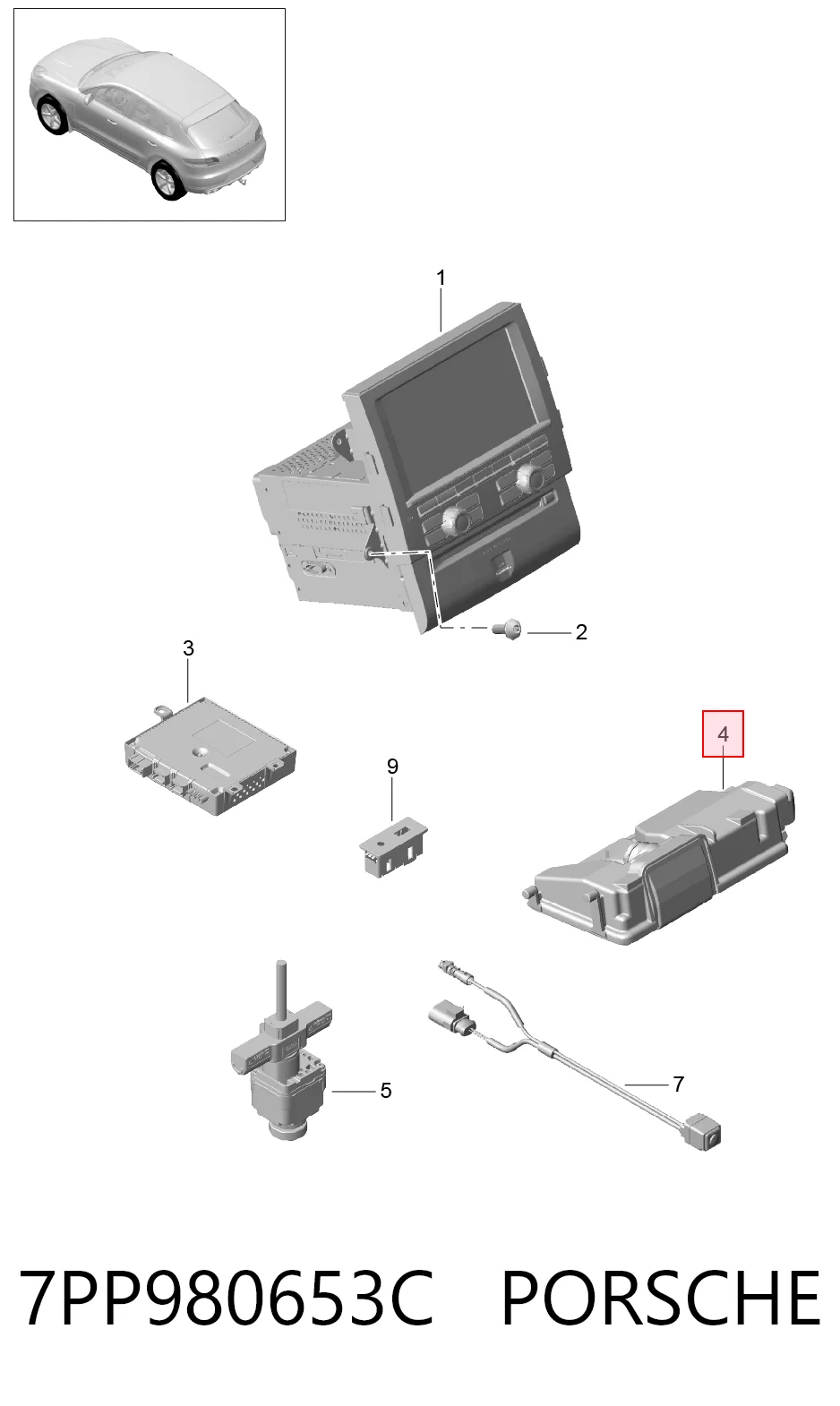 Камера системи забезпечення видимості VAG 9A798065300 ціна, від 122.58 USD