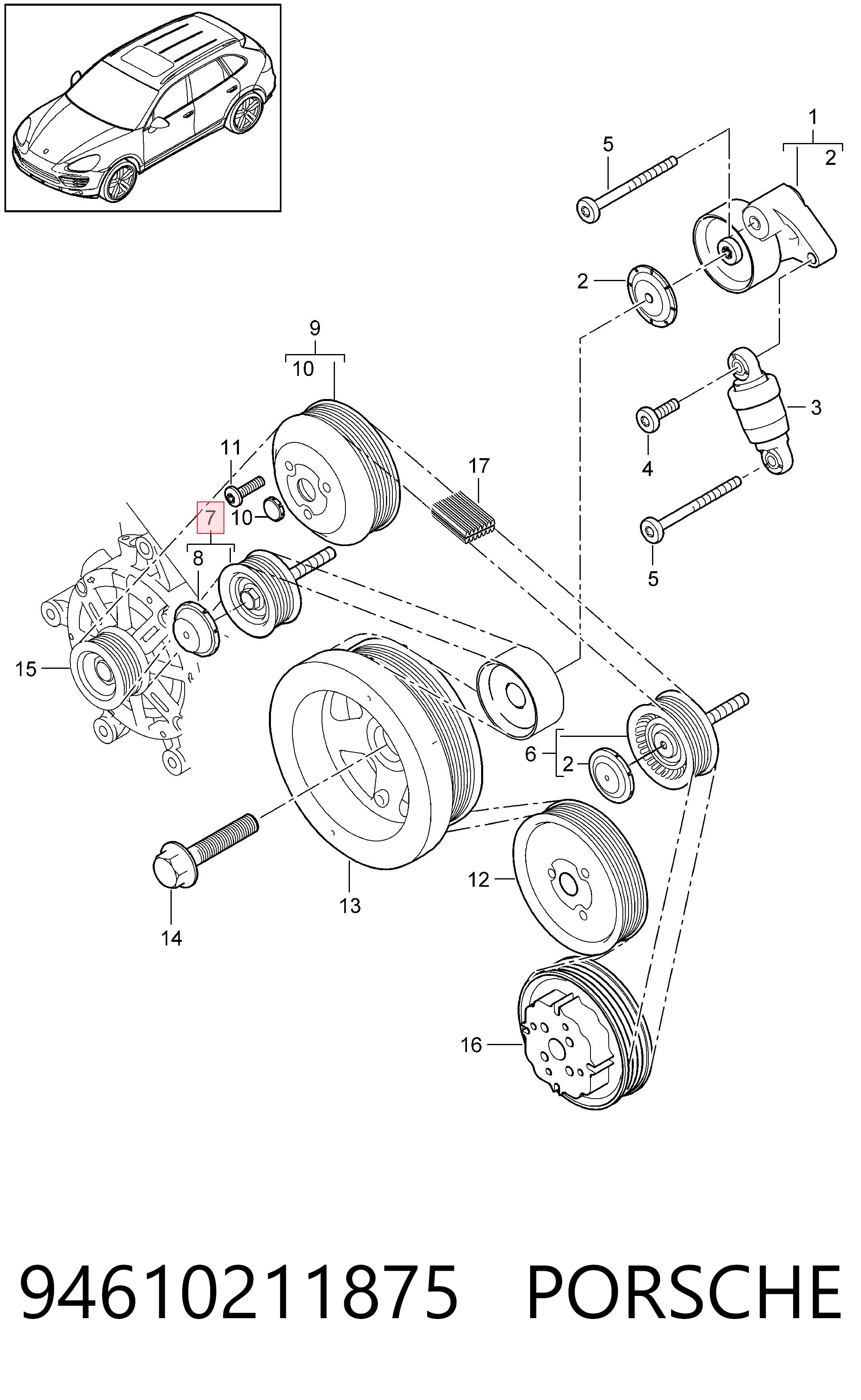 94610211875 Porsche 