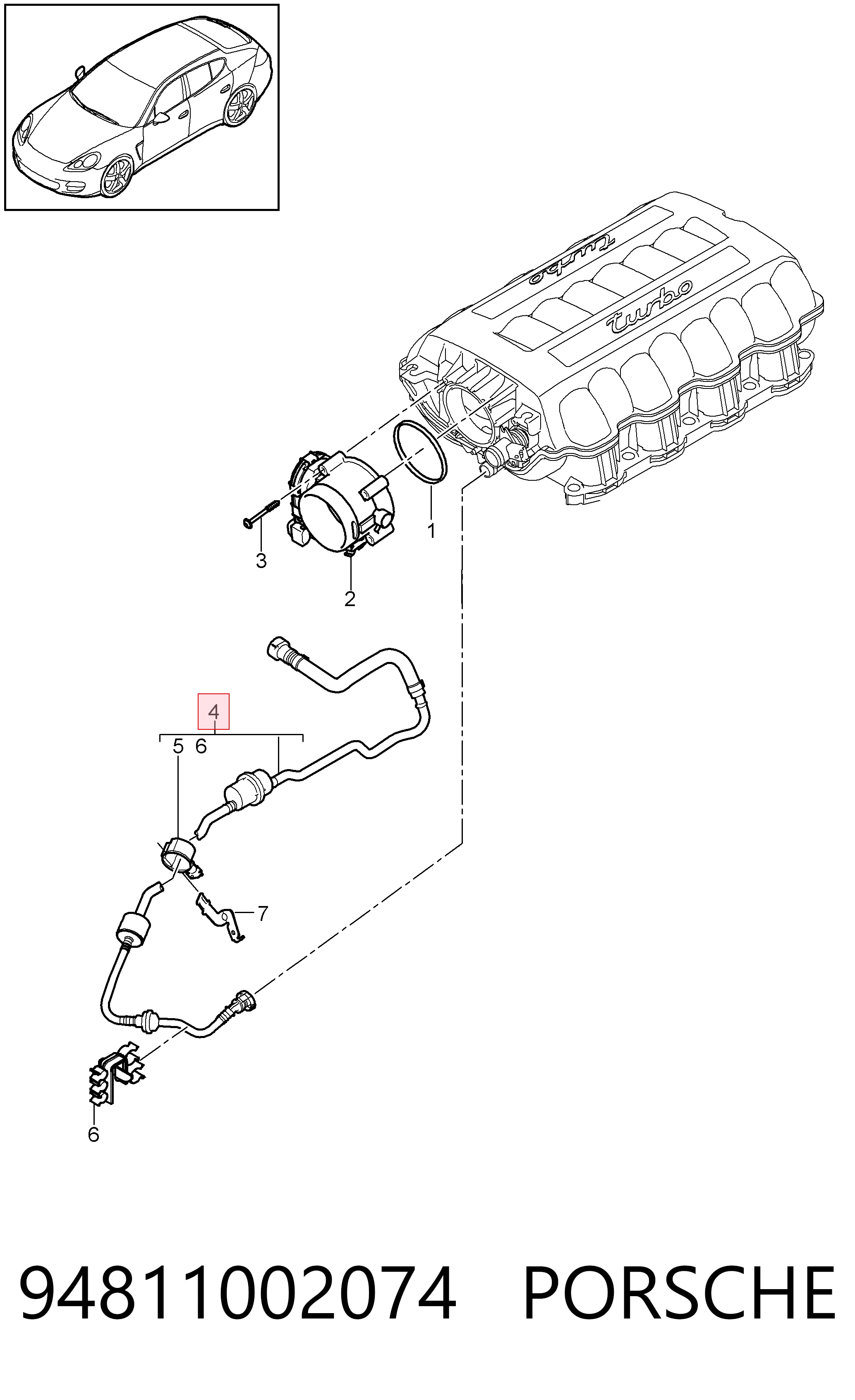 94811002074 Porsche 