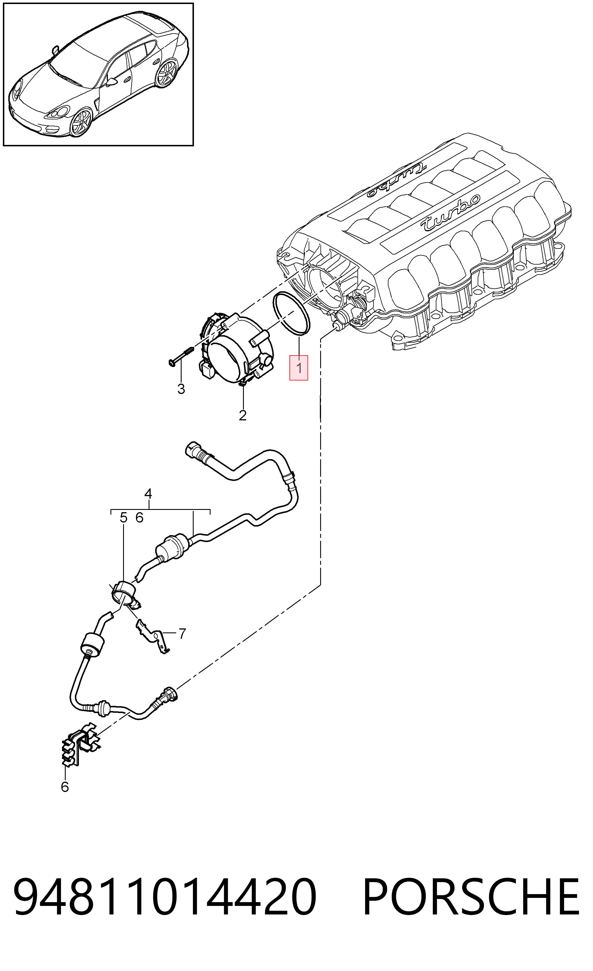 94811014420 Porsche 