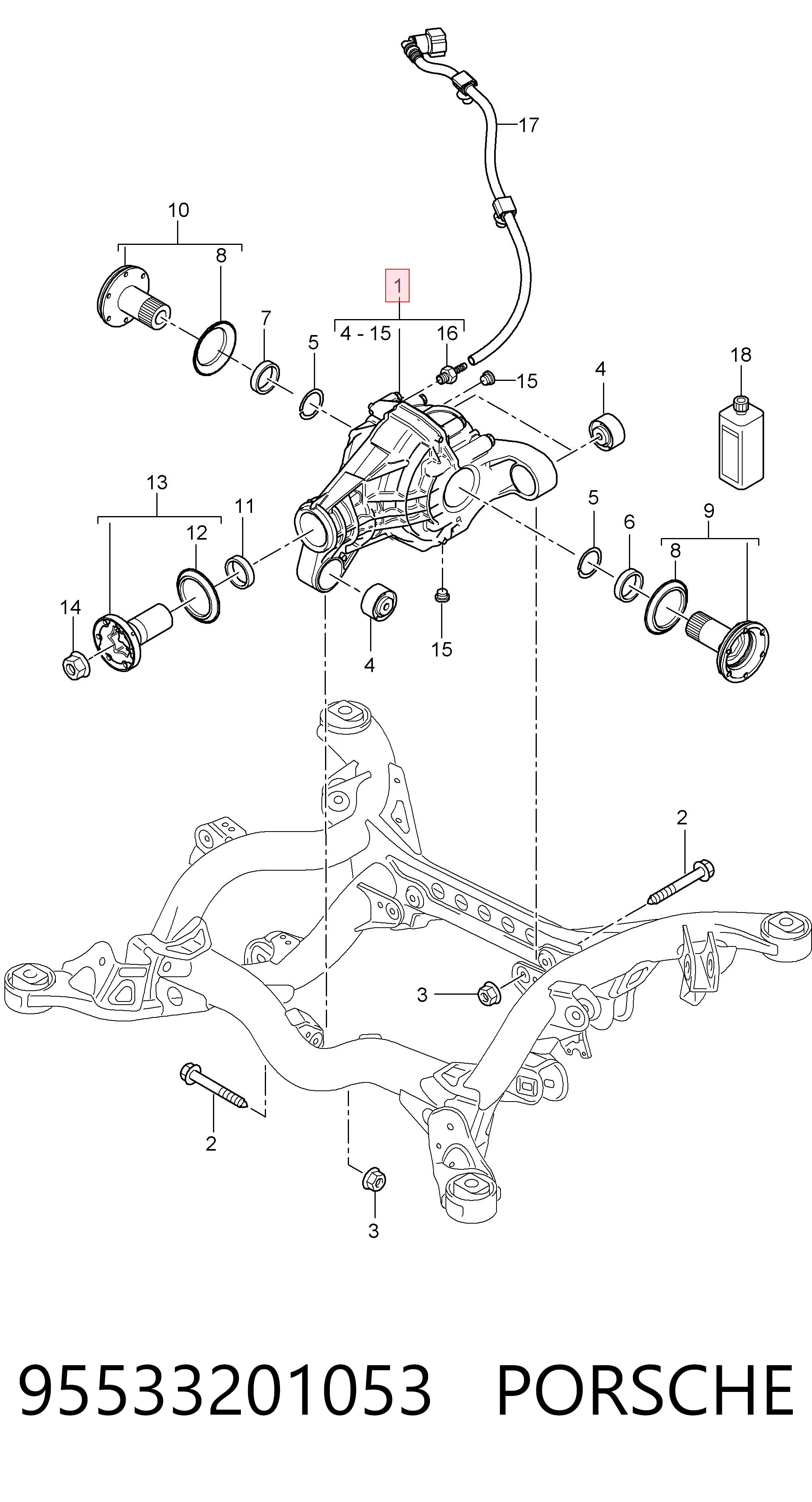 95533201053 Porsche