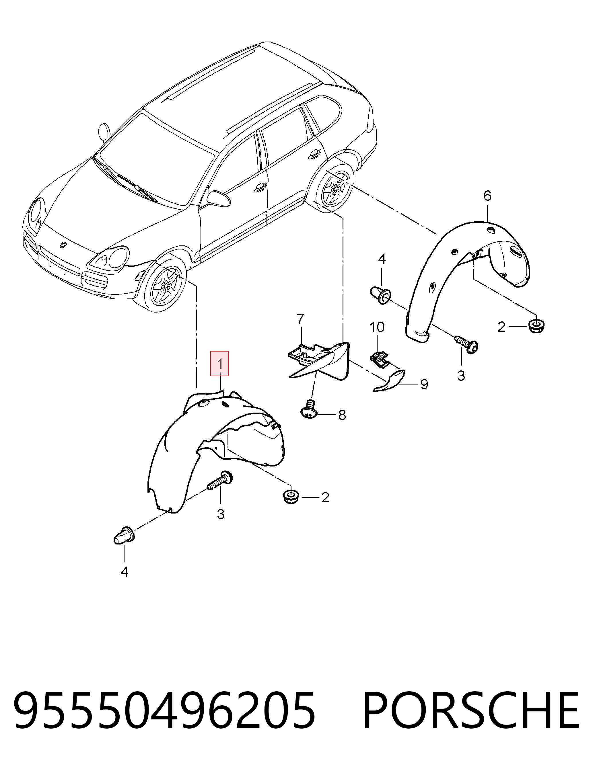 95550496205 Porsche