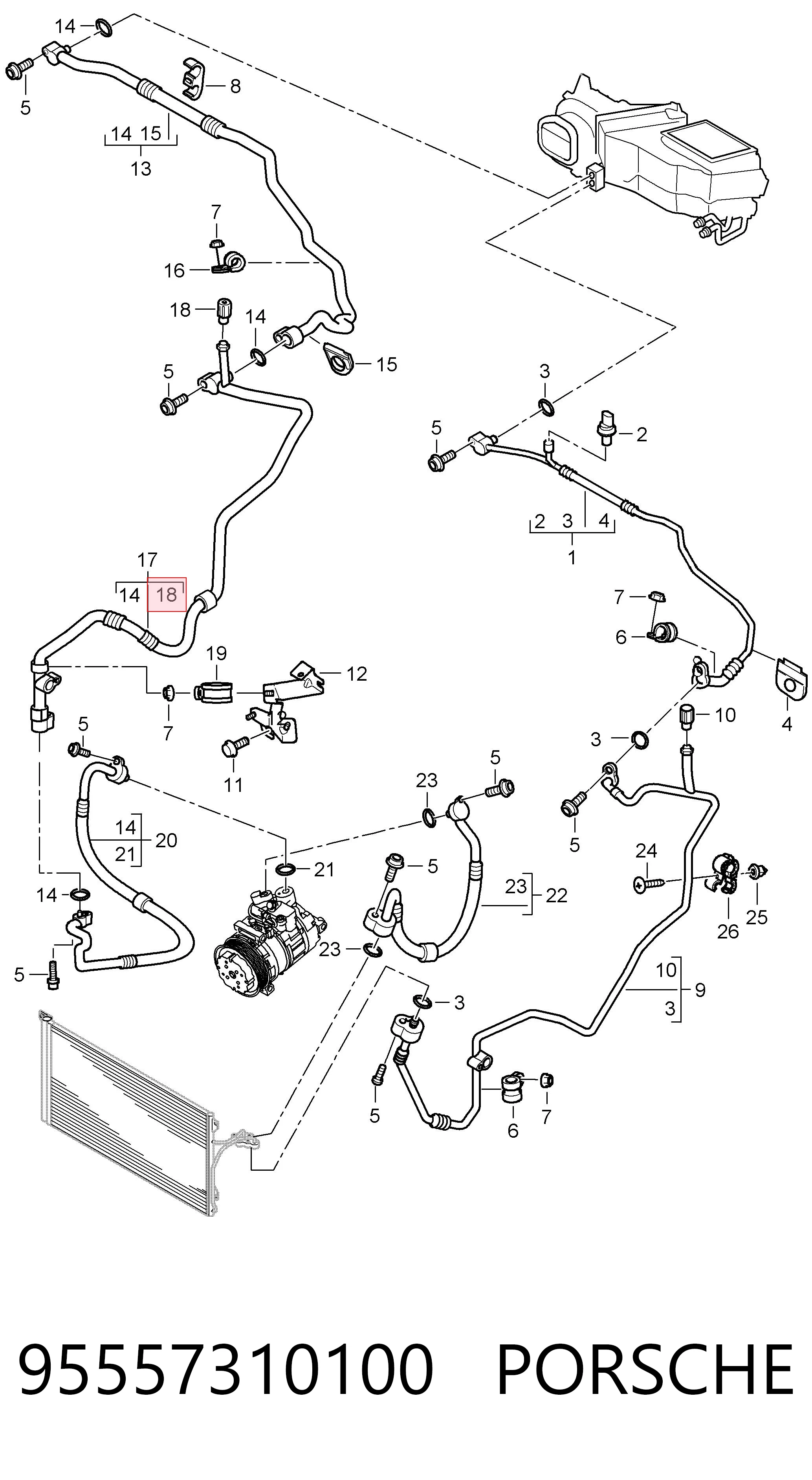 95557310100 Porsche 