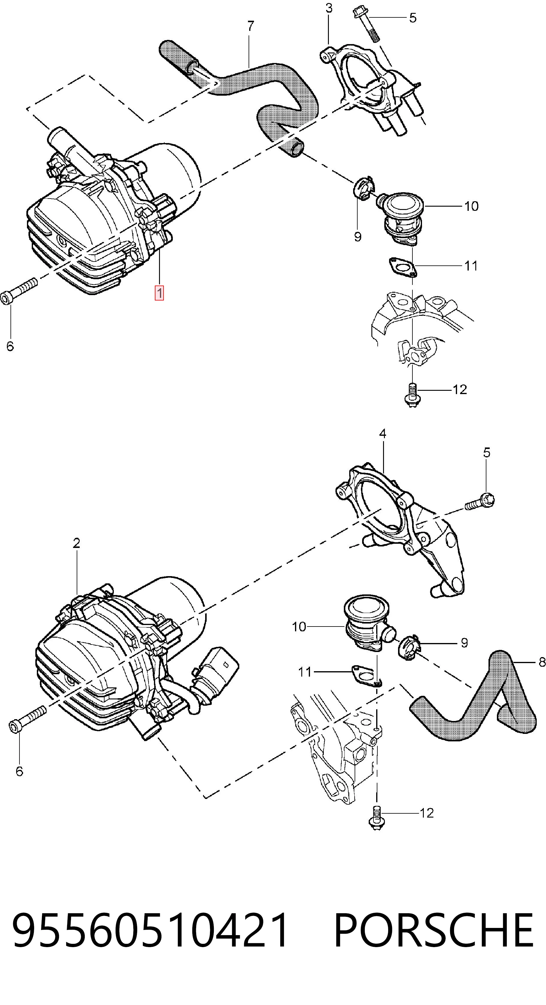 95560510421 Porsche 