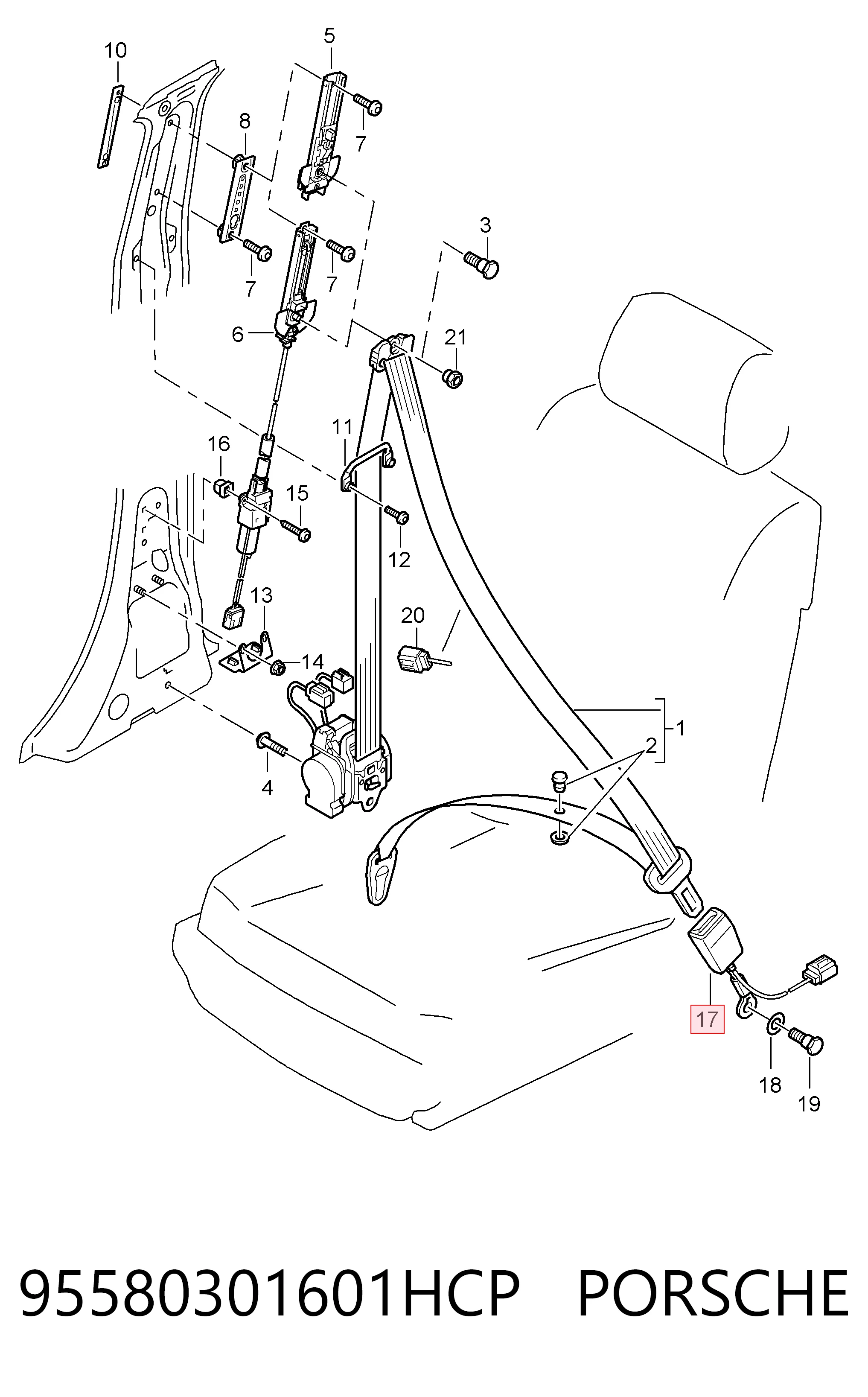 95580301601HCP VAG 