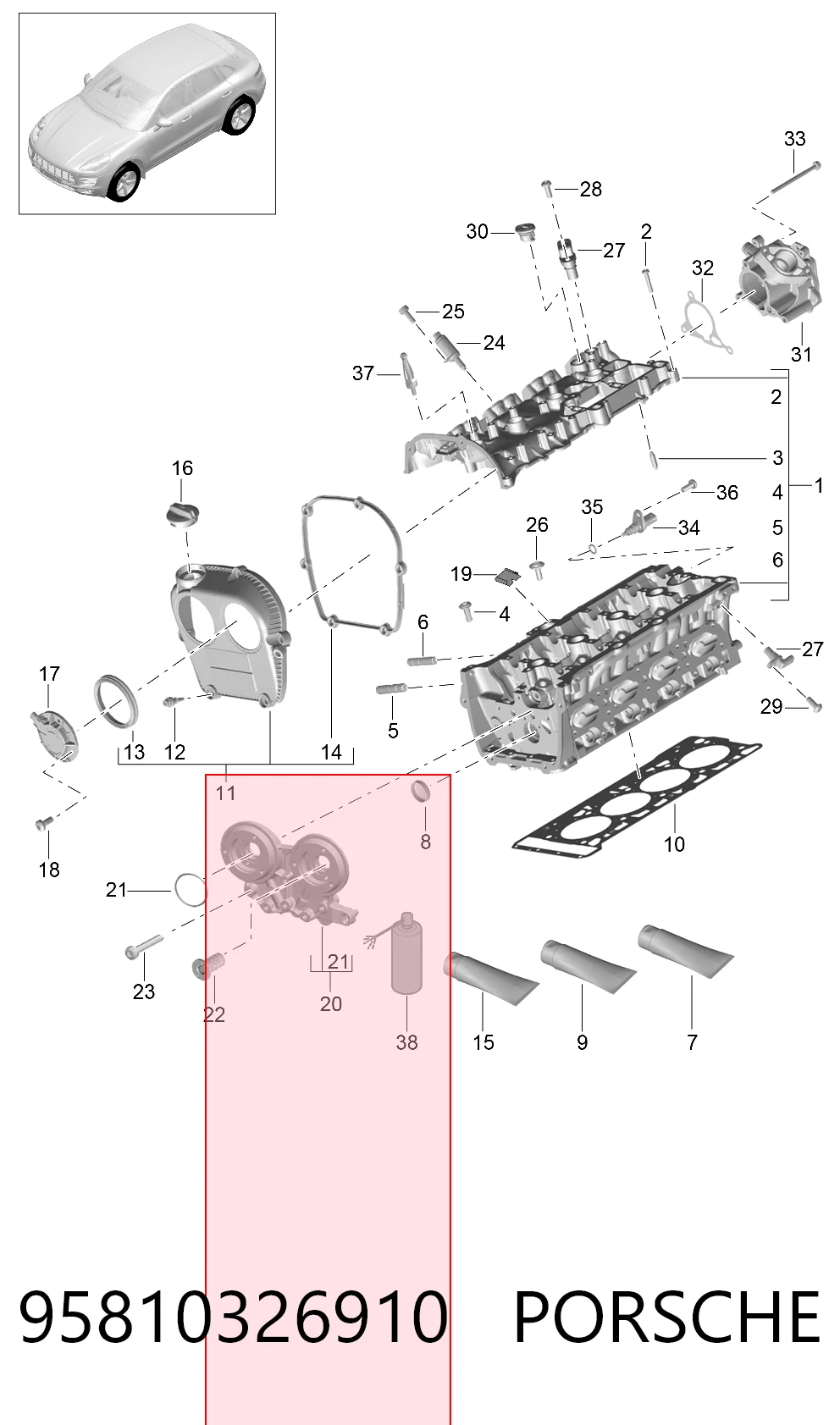 95810326910 Porsche 