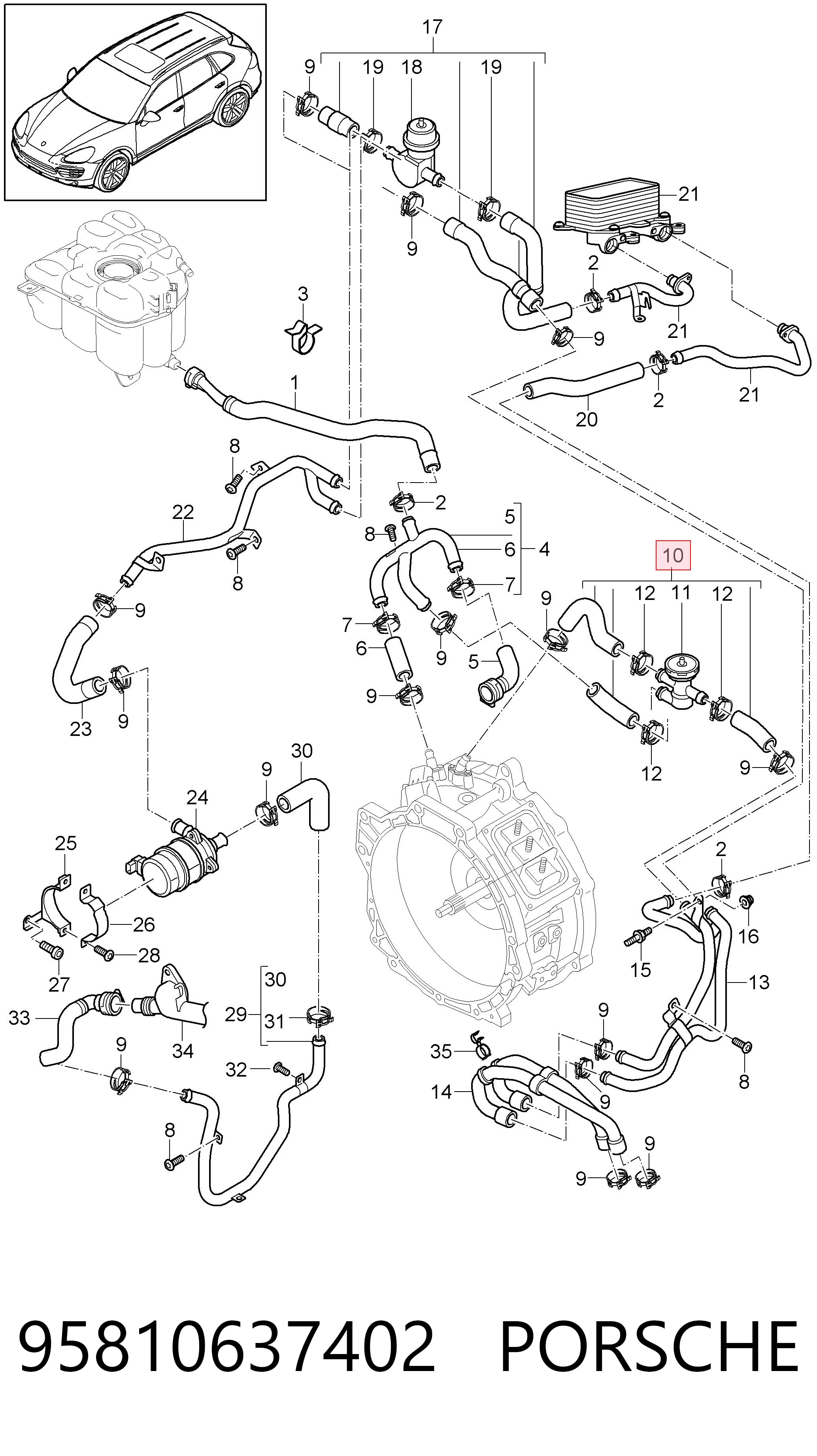 95810637402 Porsche 