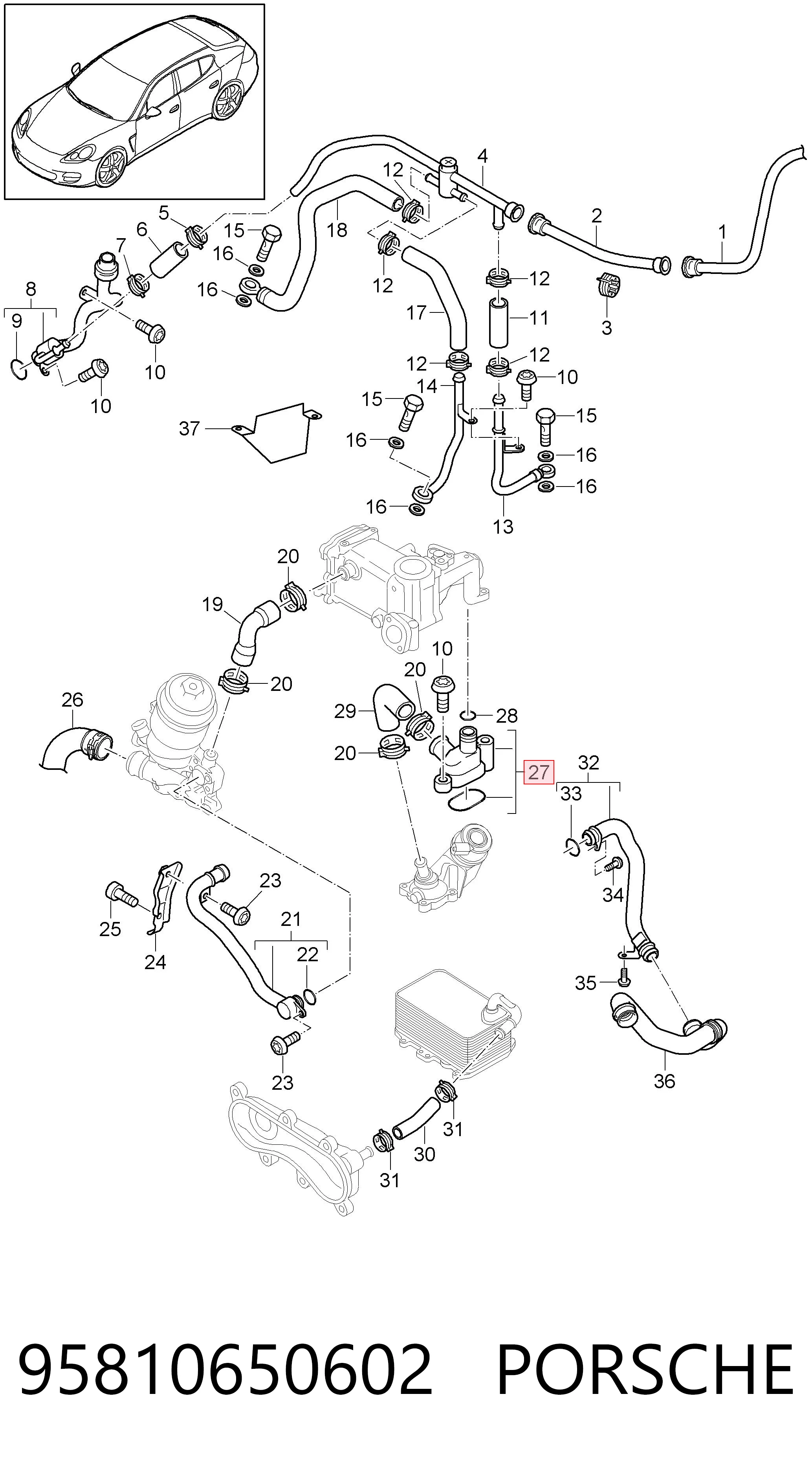 95810650602 Porsche 