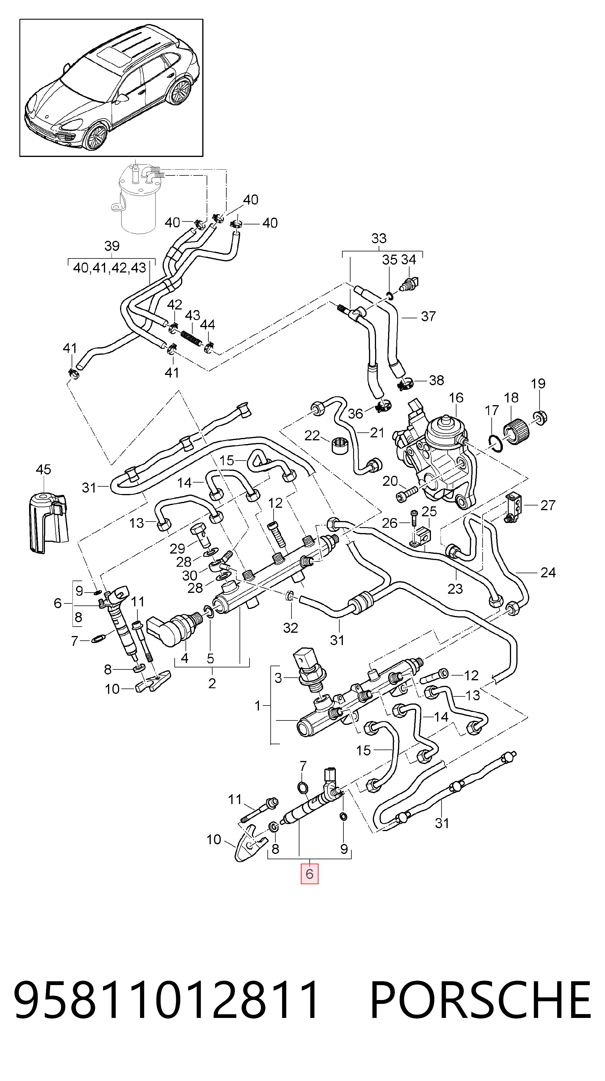 95811012811 Porsche 
