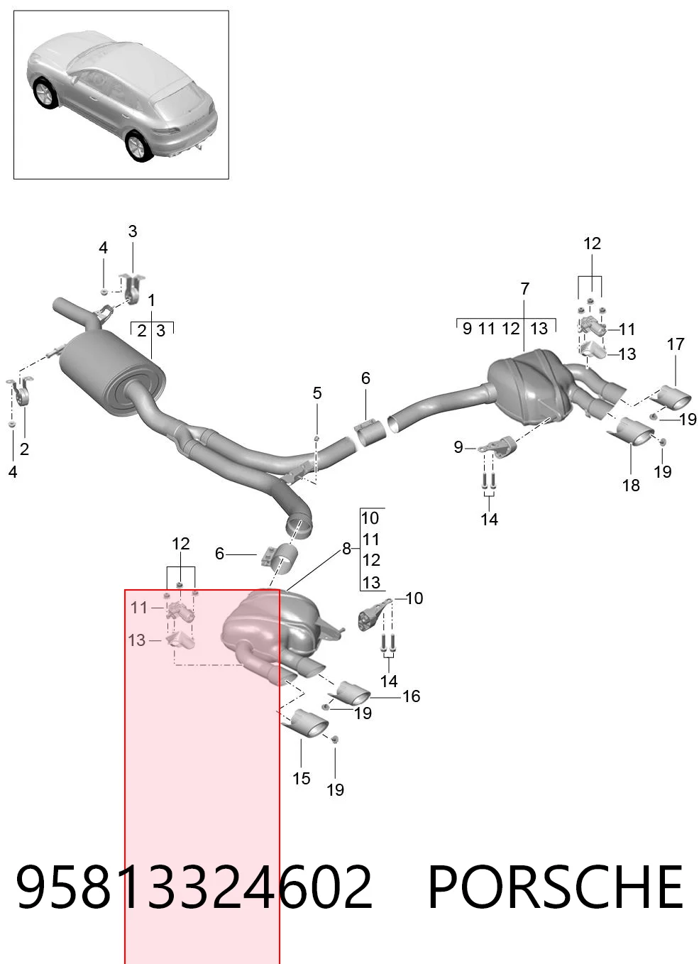 95813324602 Porsche 