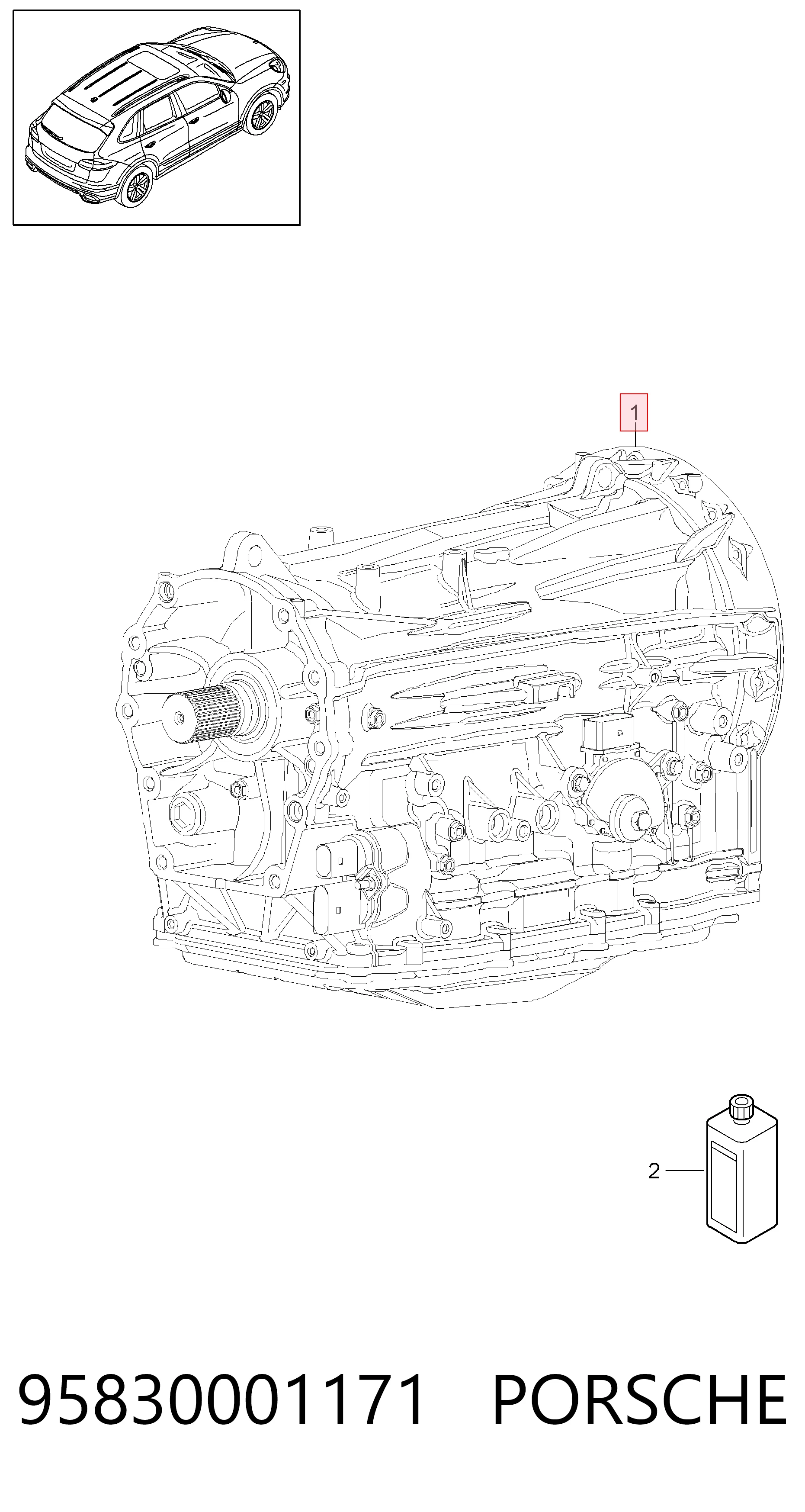 95830001170 VAG Автоматична коробка передач