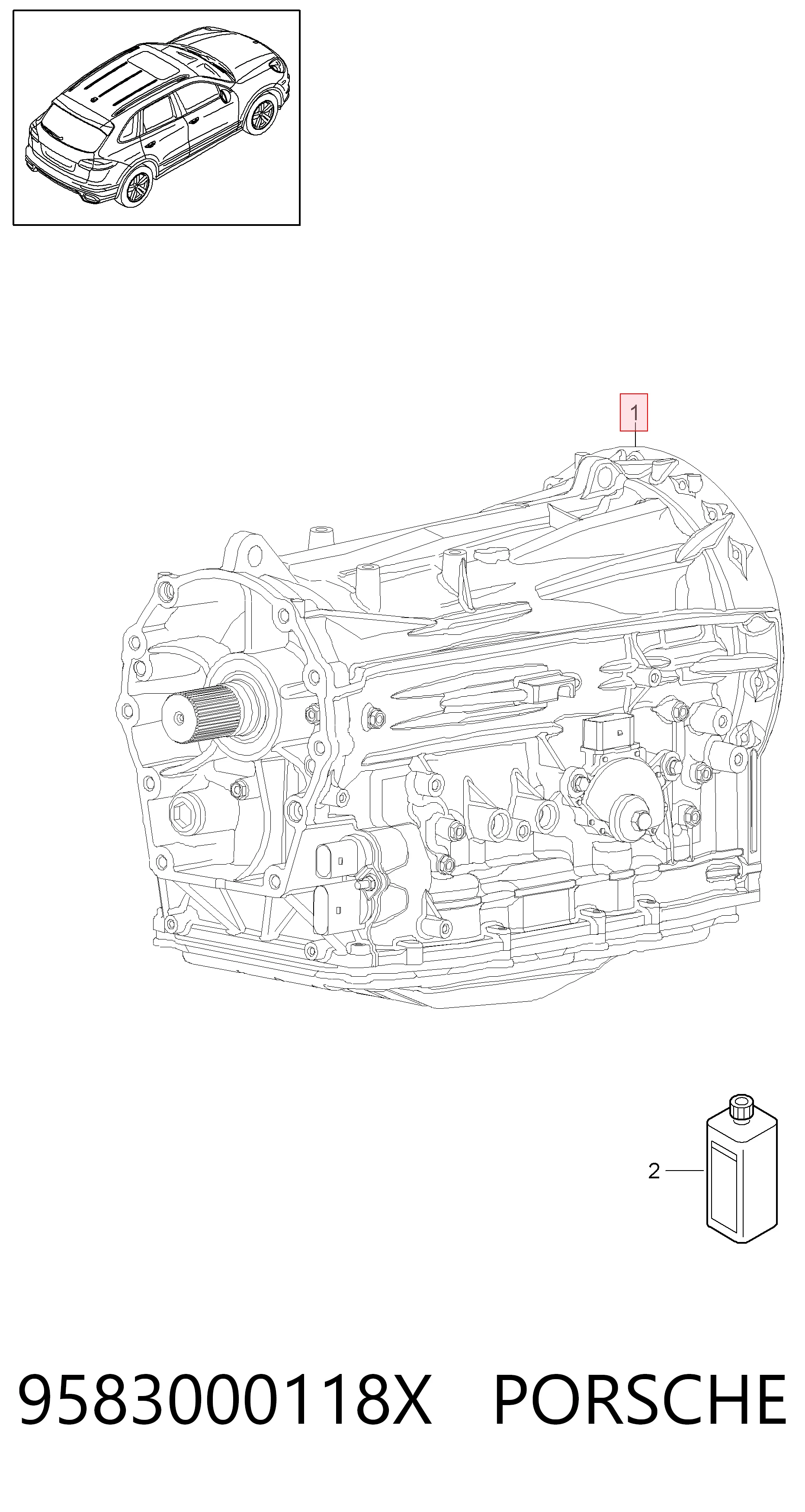 Коробка передач автомат VAG 95830001170 ціна, від 4275.25 USD