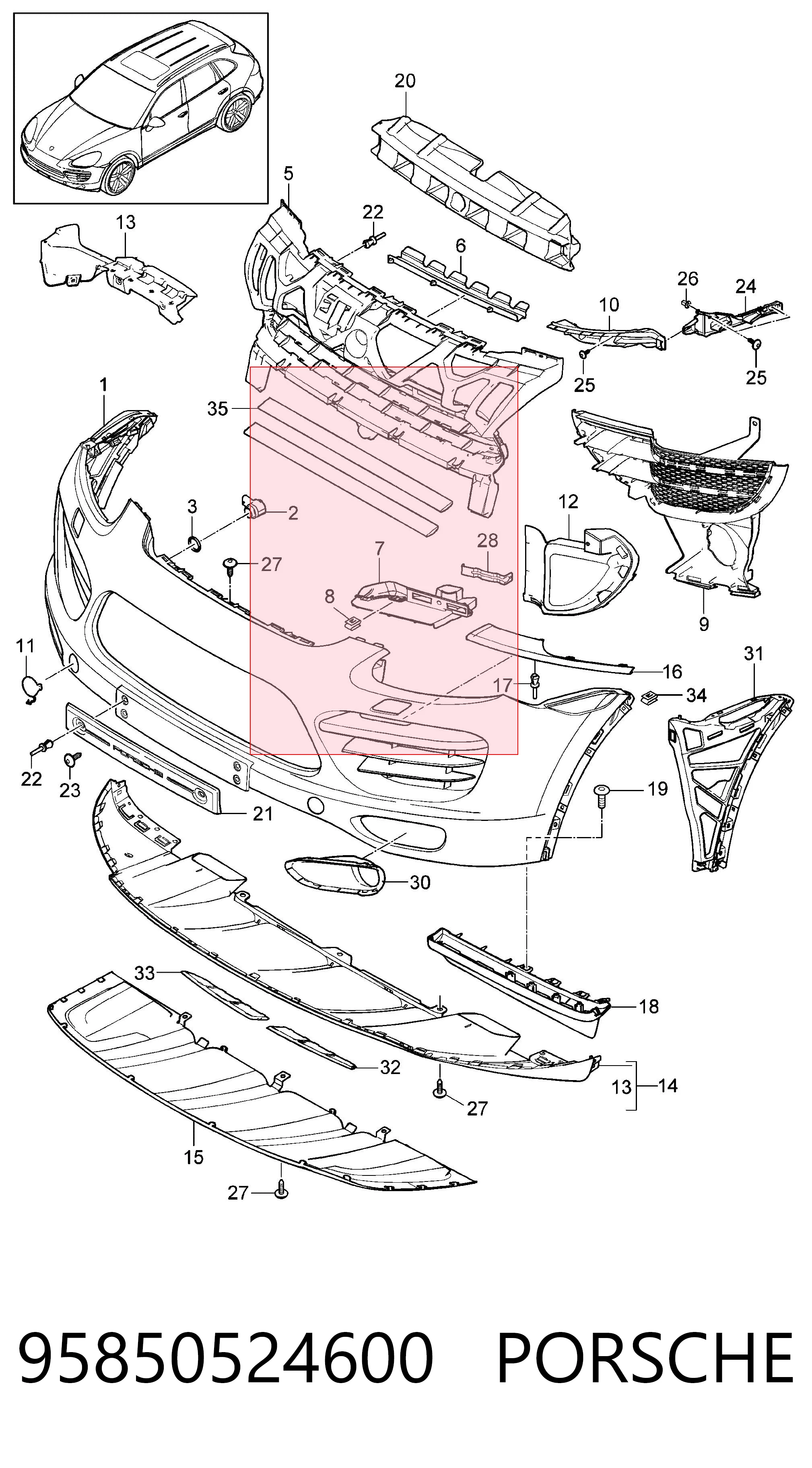 95850524600 Porsche 