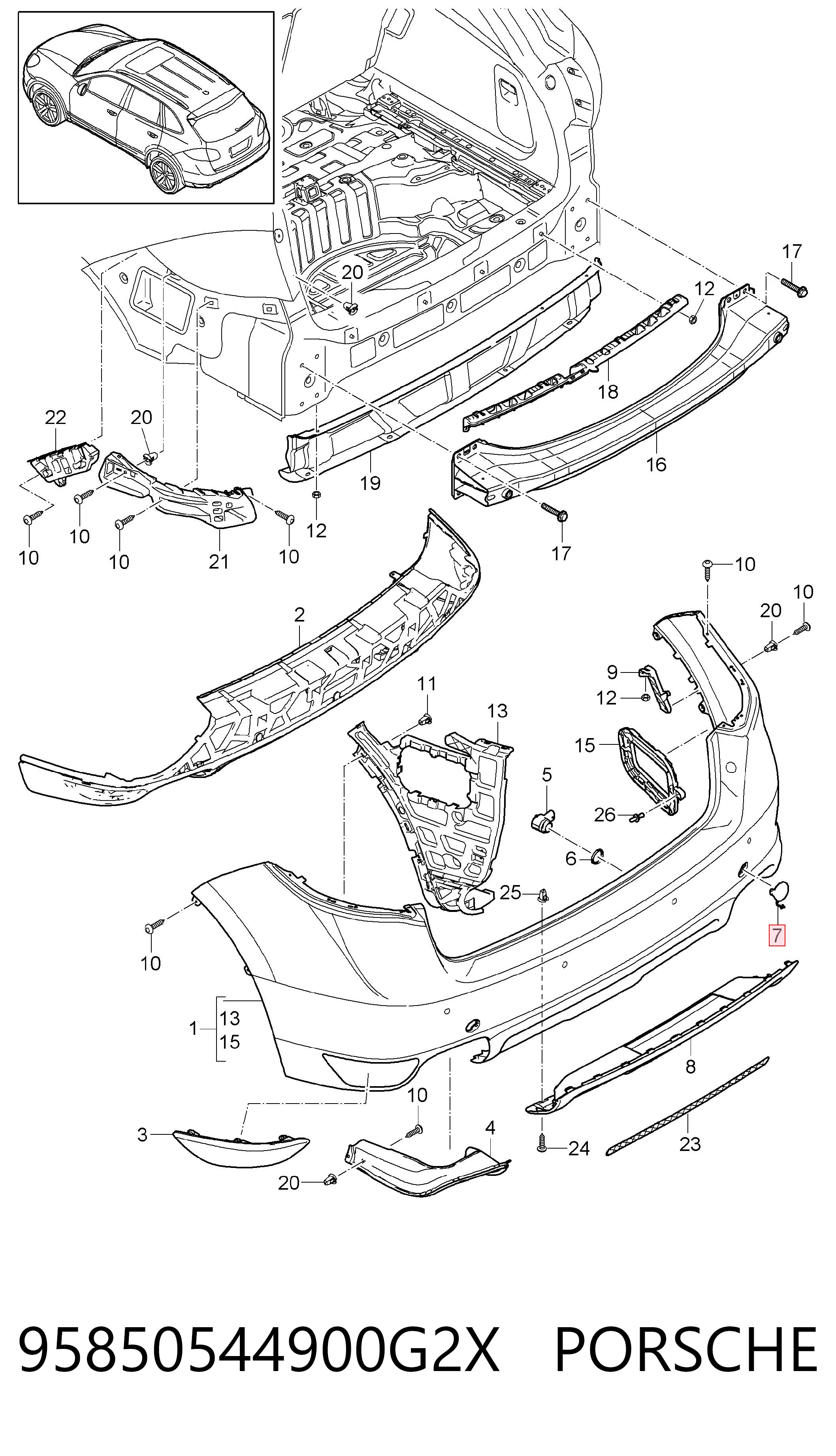 95850544900G2X Porsche 