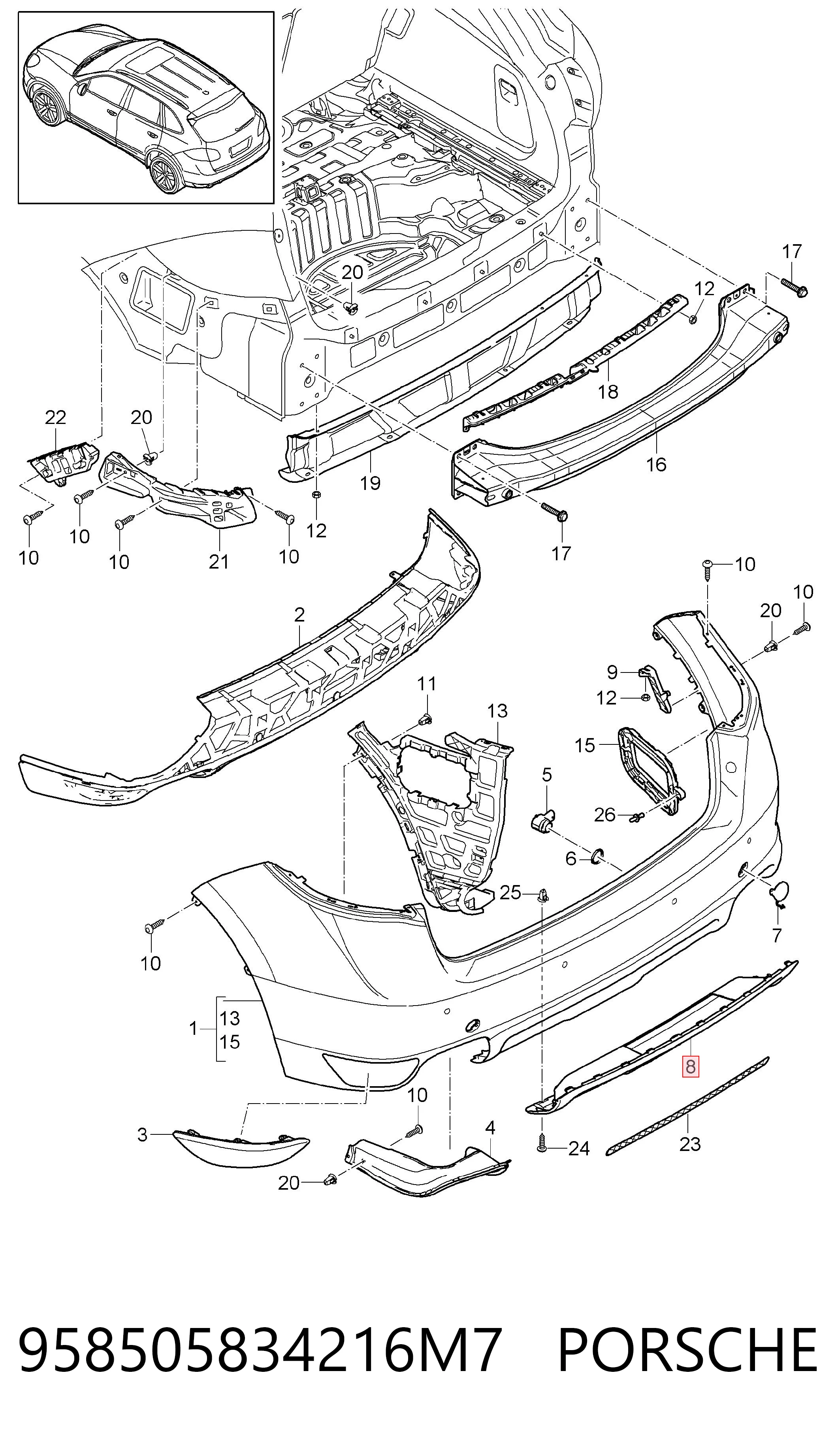 958505834216M7 Porsche