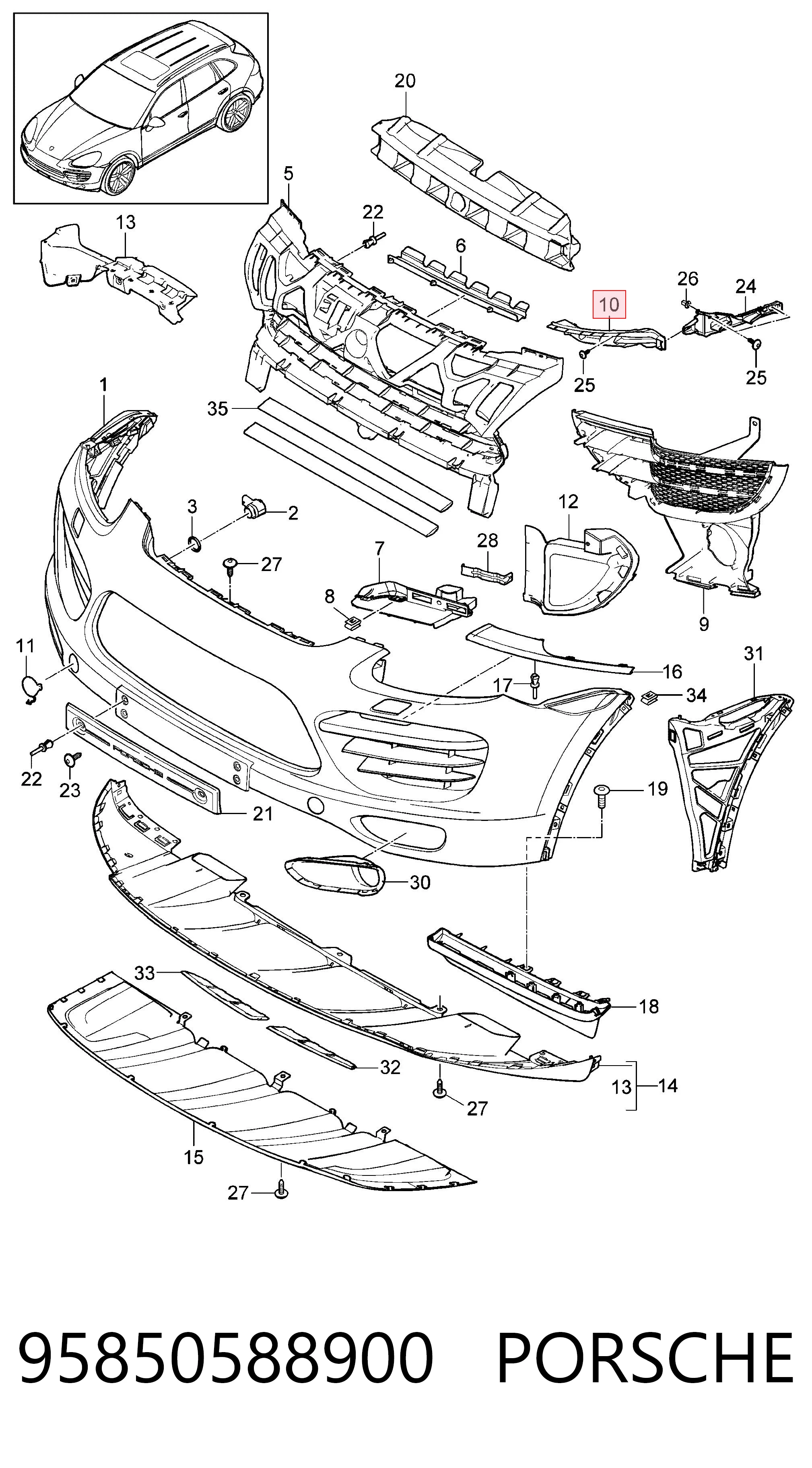 95850588900 Porsche 