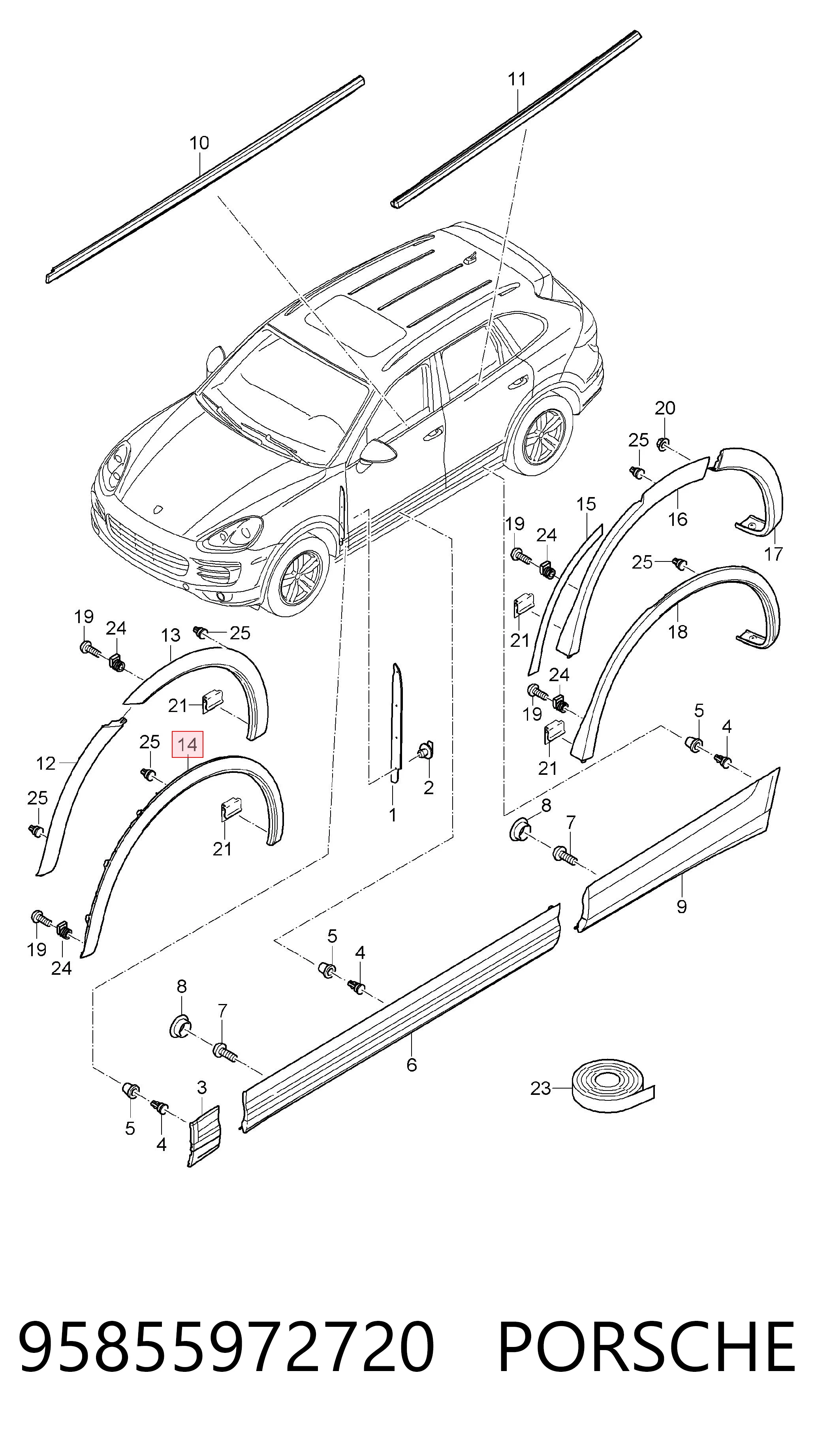95855972720 Porsche 