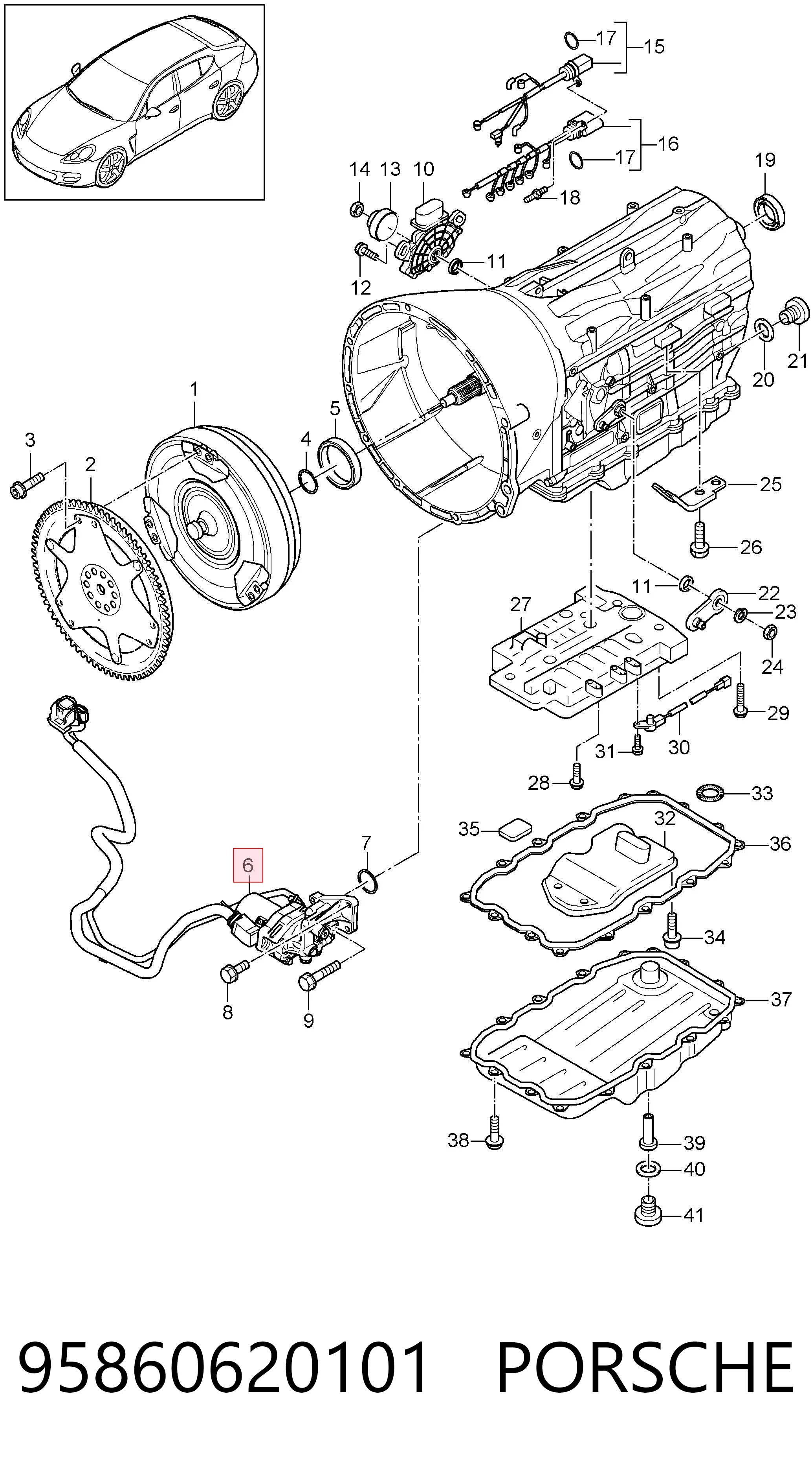95860620101 Porsche