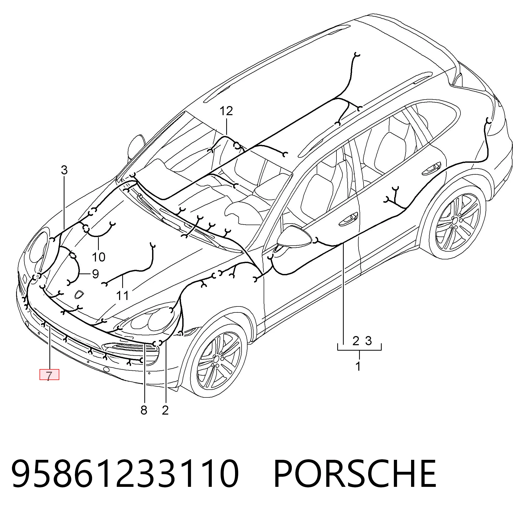 95861233110 Porsche 