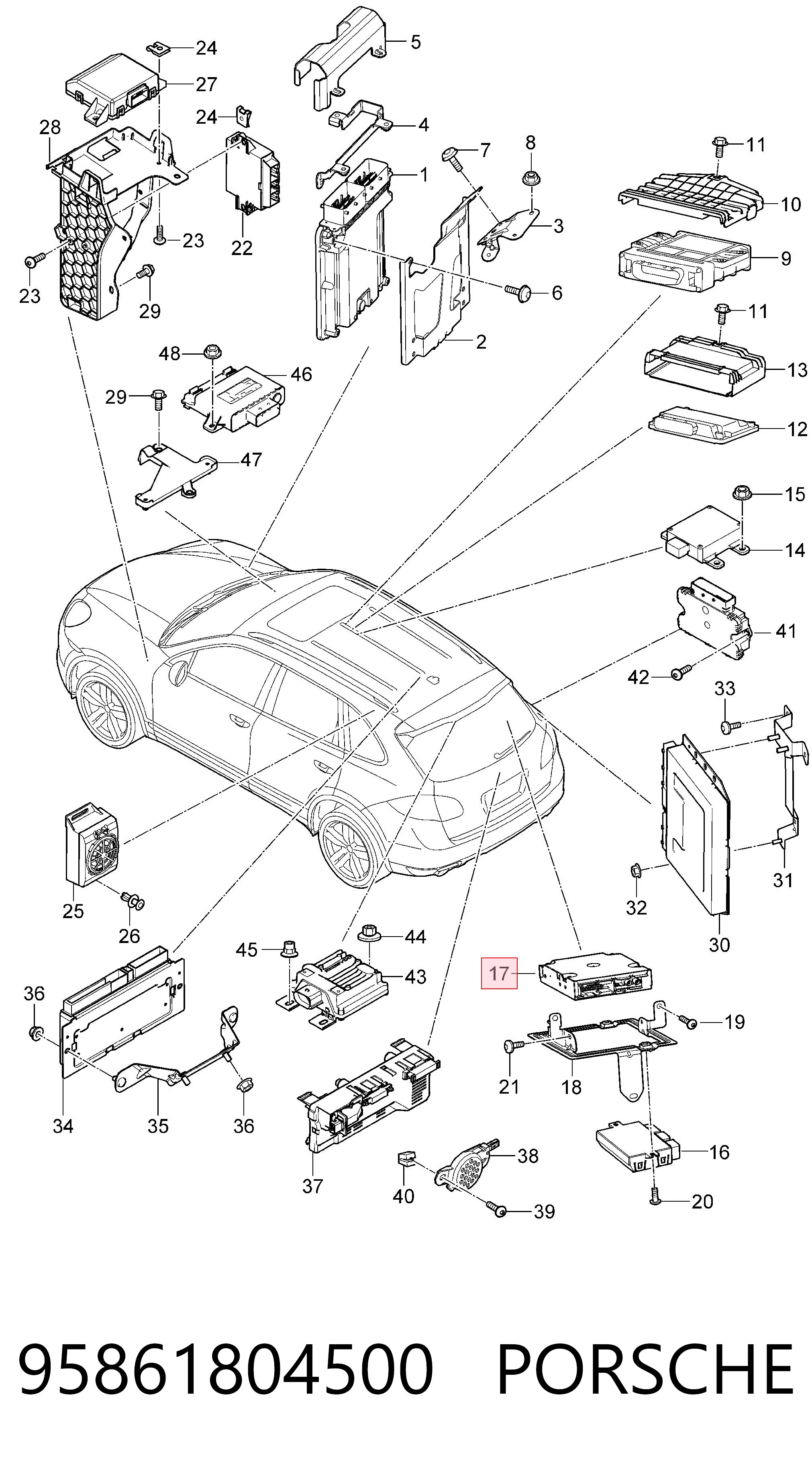 7P5907441B VAG Модуль керування камерою