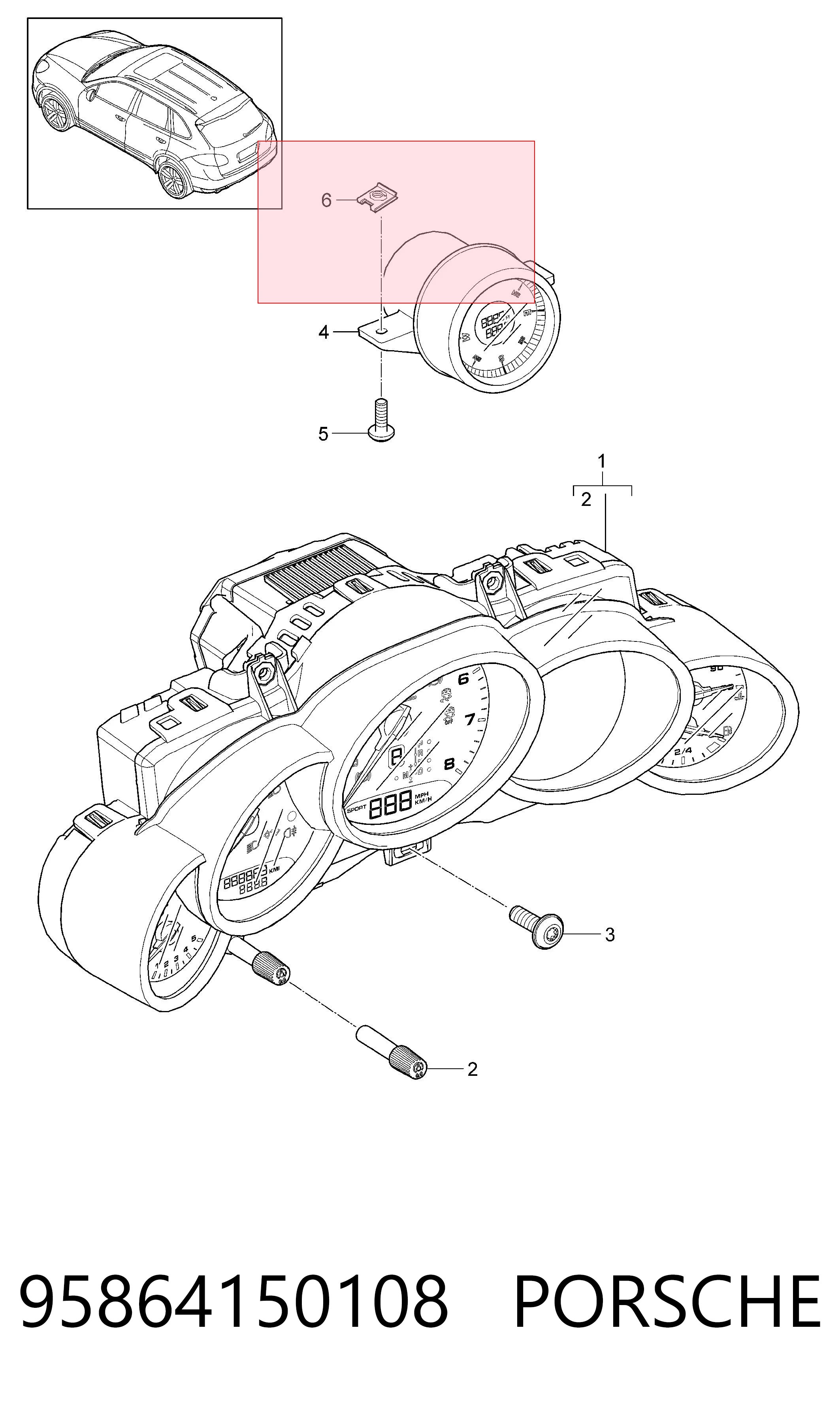 95864150108 Porsche