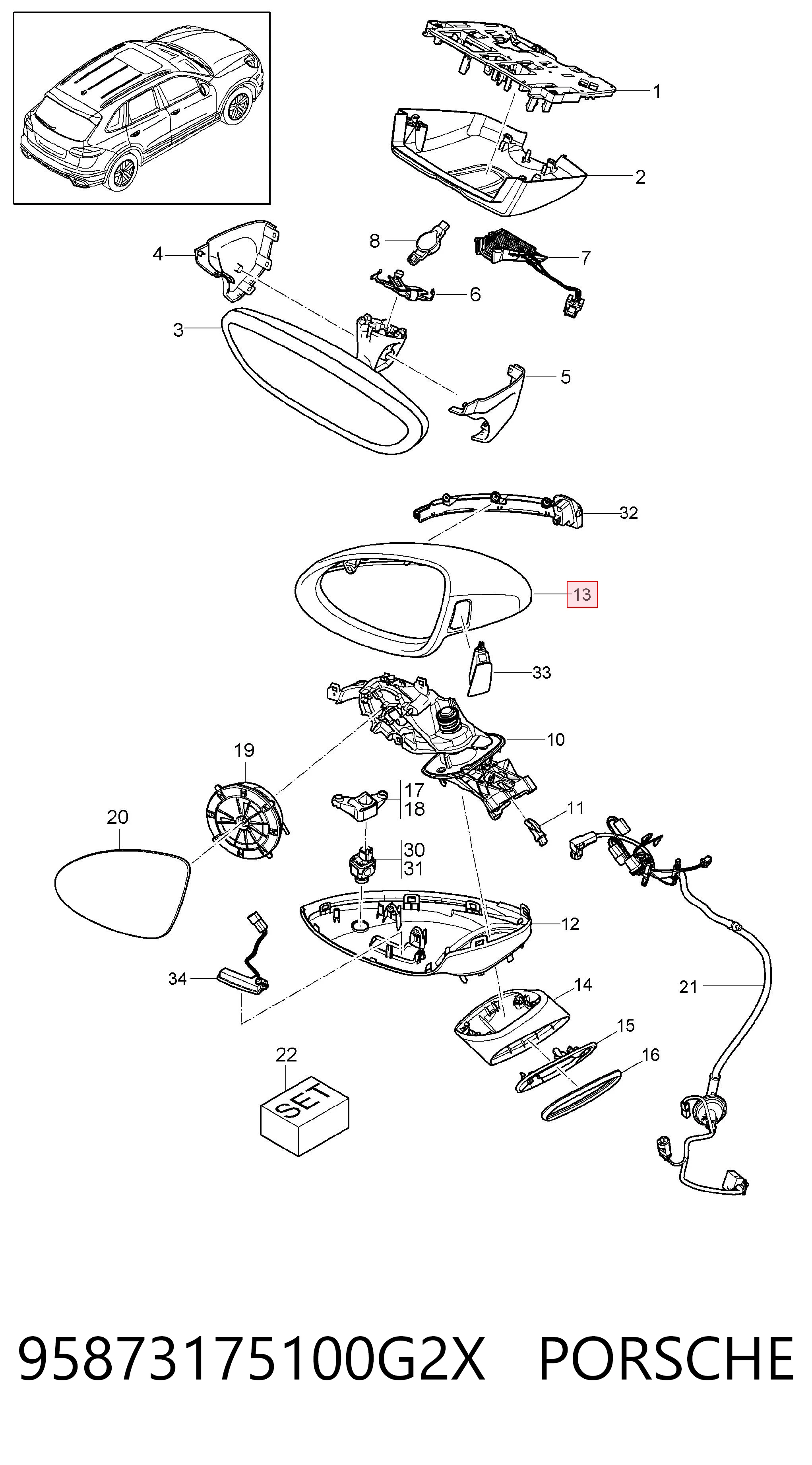 95873175100G2X Porsche