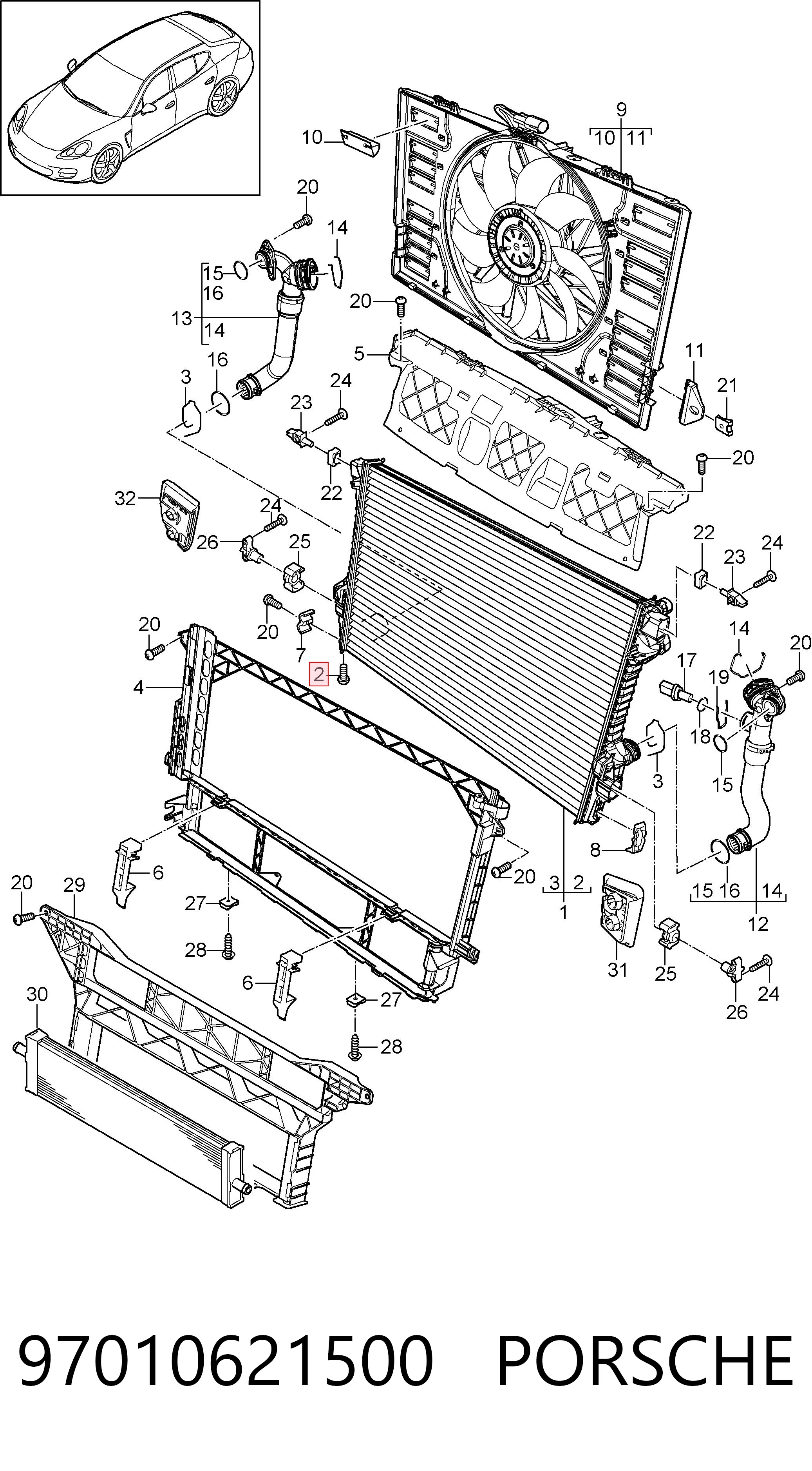 Пробка радіатора Volvo 208288590