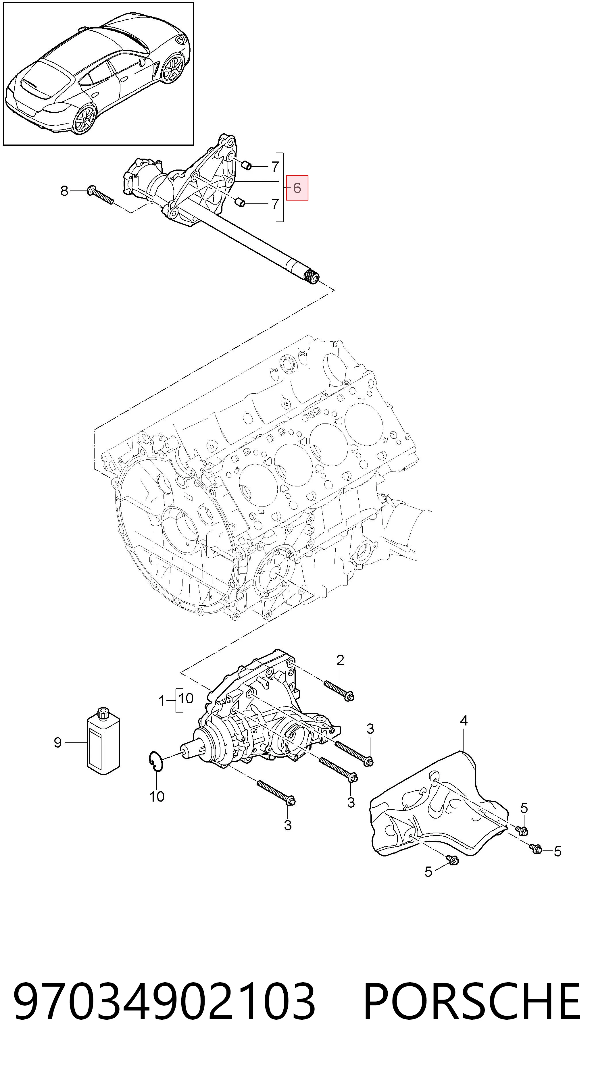 97034902103 Porsche 