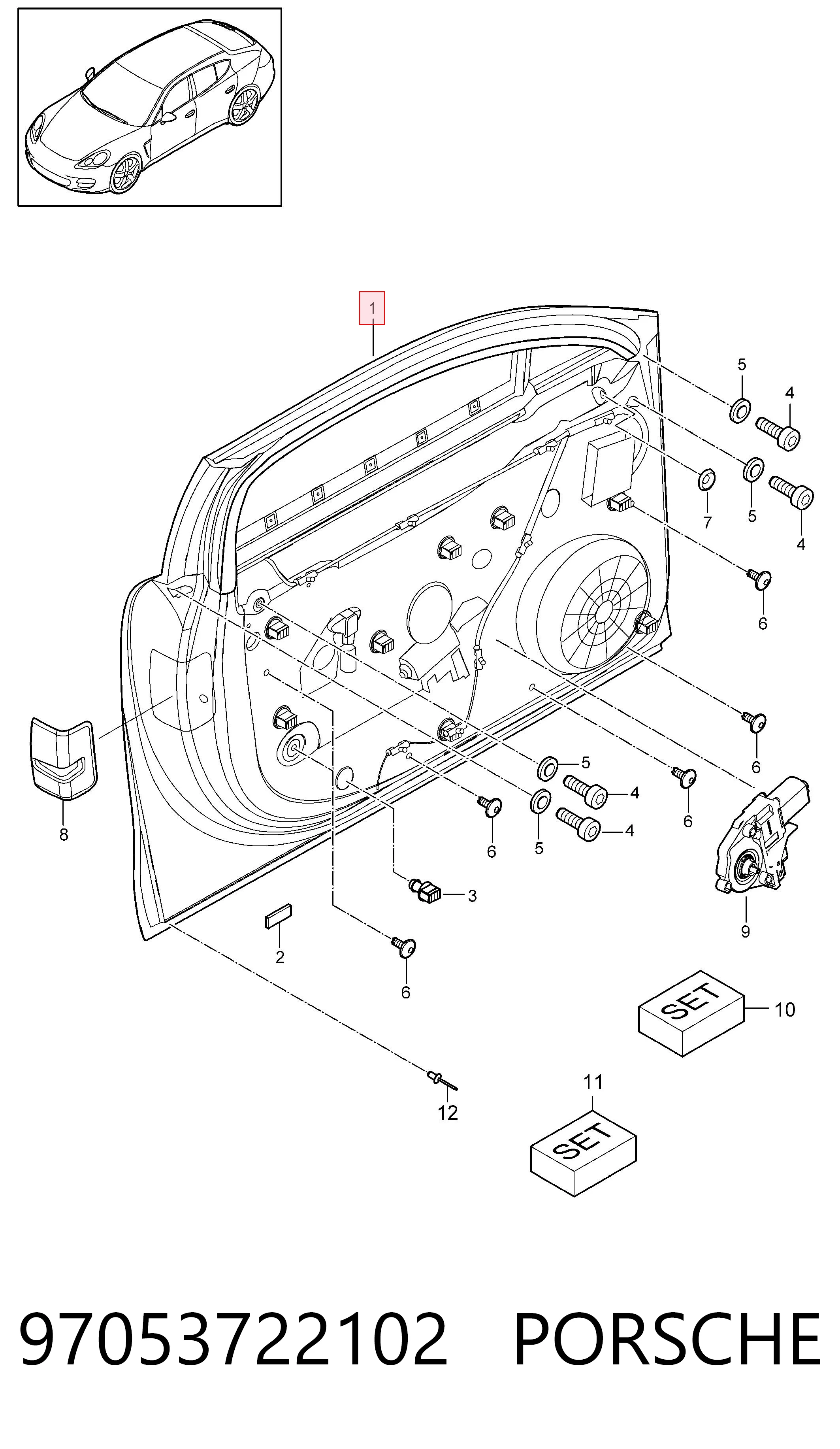 97053722102 Porsche 