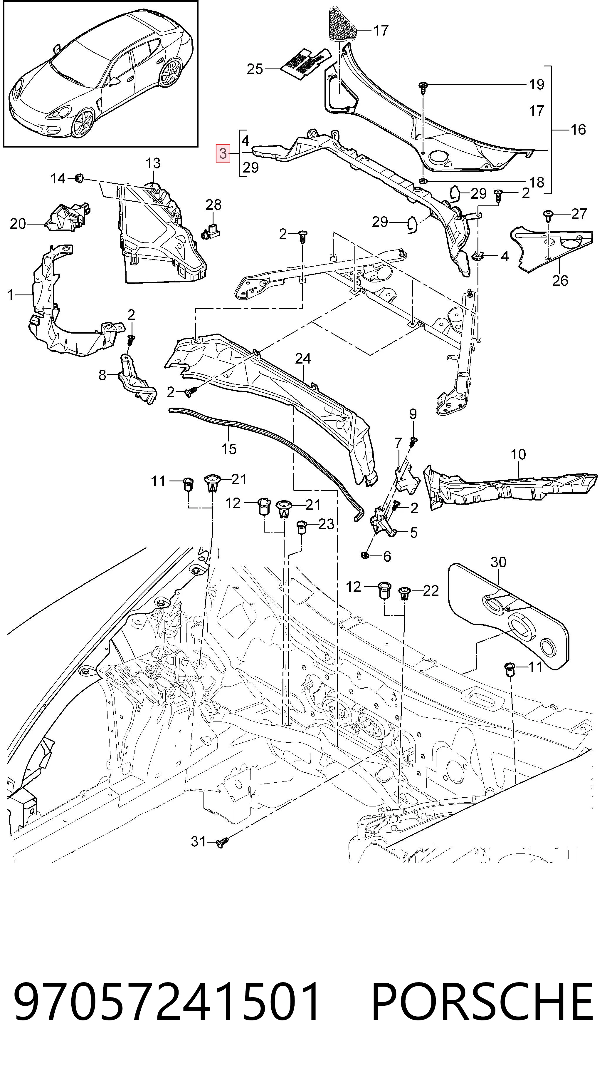 97057241501 Porsche 