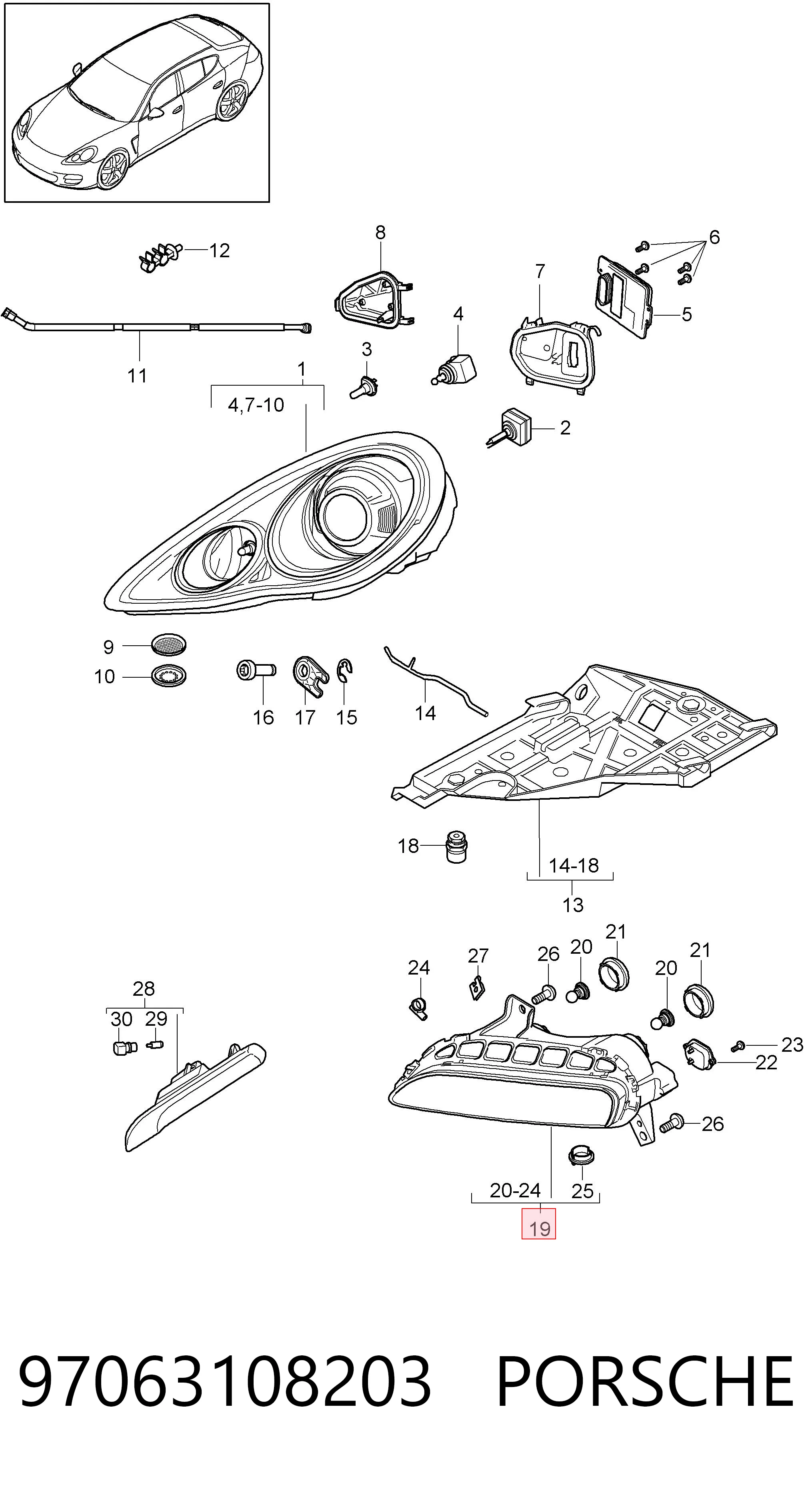 97063108203 Porsche 