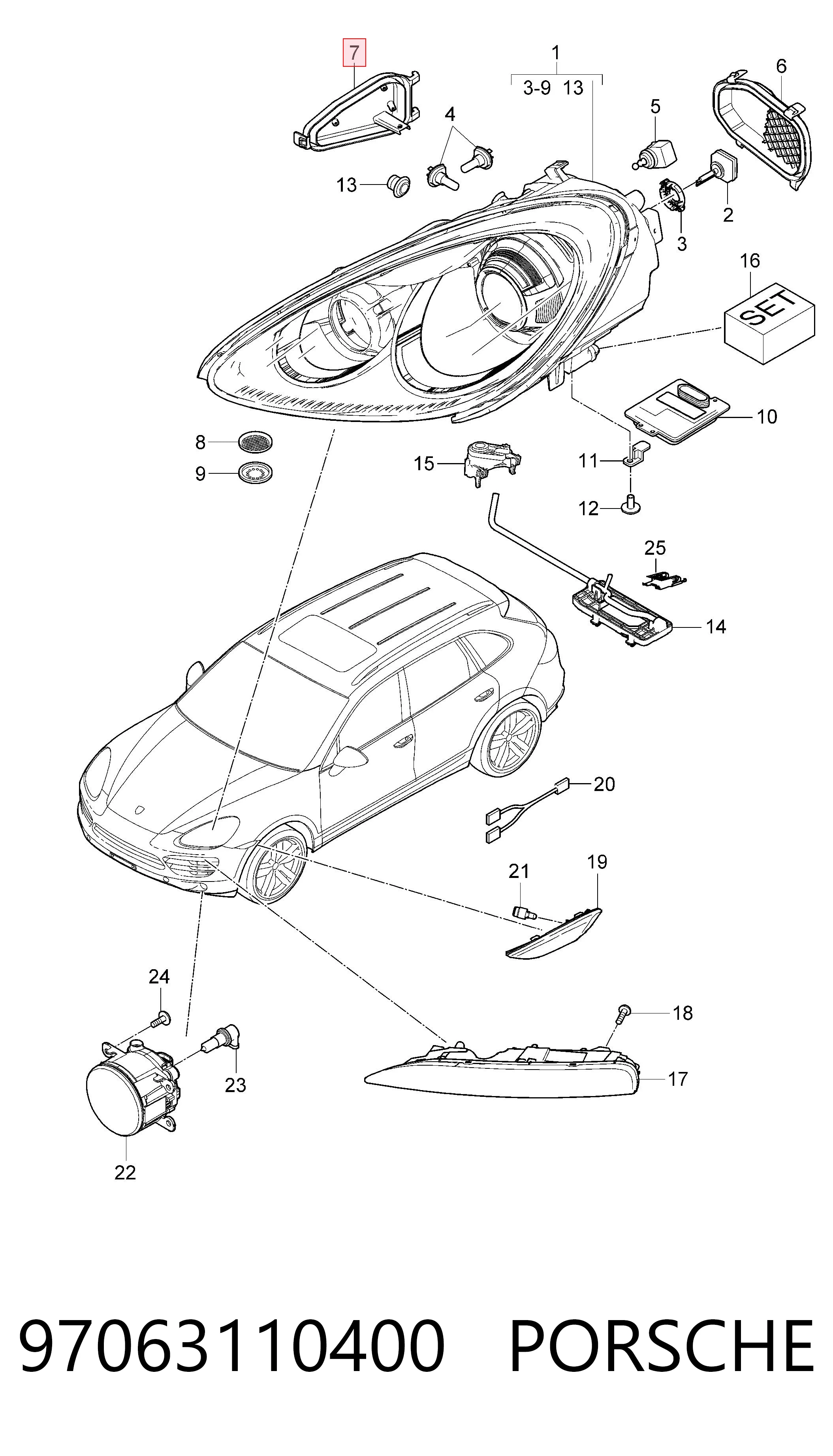 97063110400 Porsche 