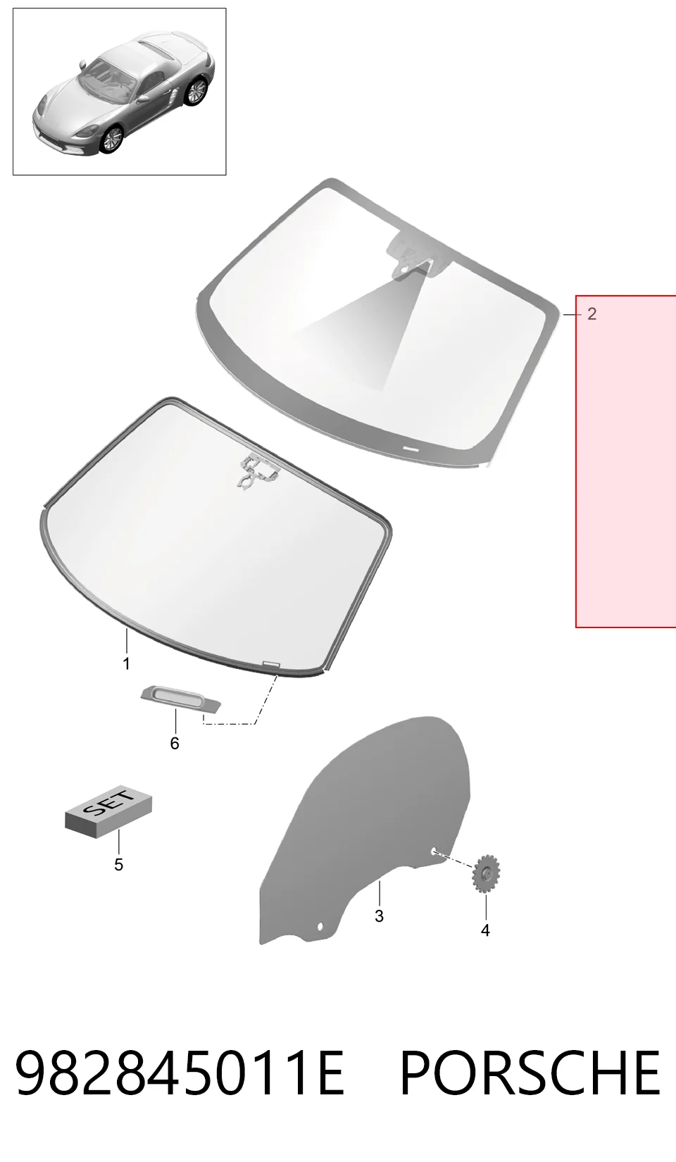 982845011AE VAG Автомобільне скло
